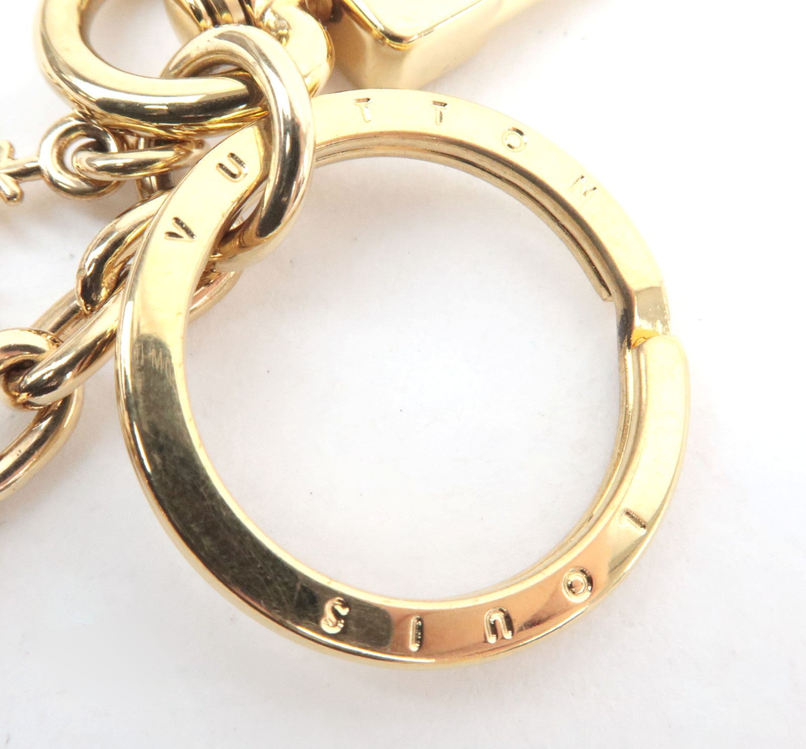 Louis Vuitton Vivienne Ice Skate Bag Charm Metal Gold M01444 BY2203 *Box, Dust bag