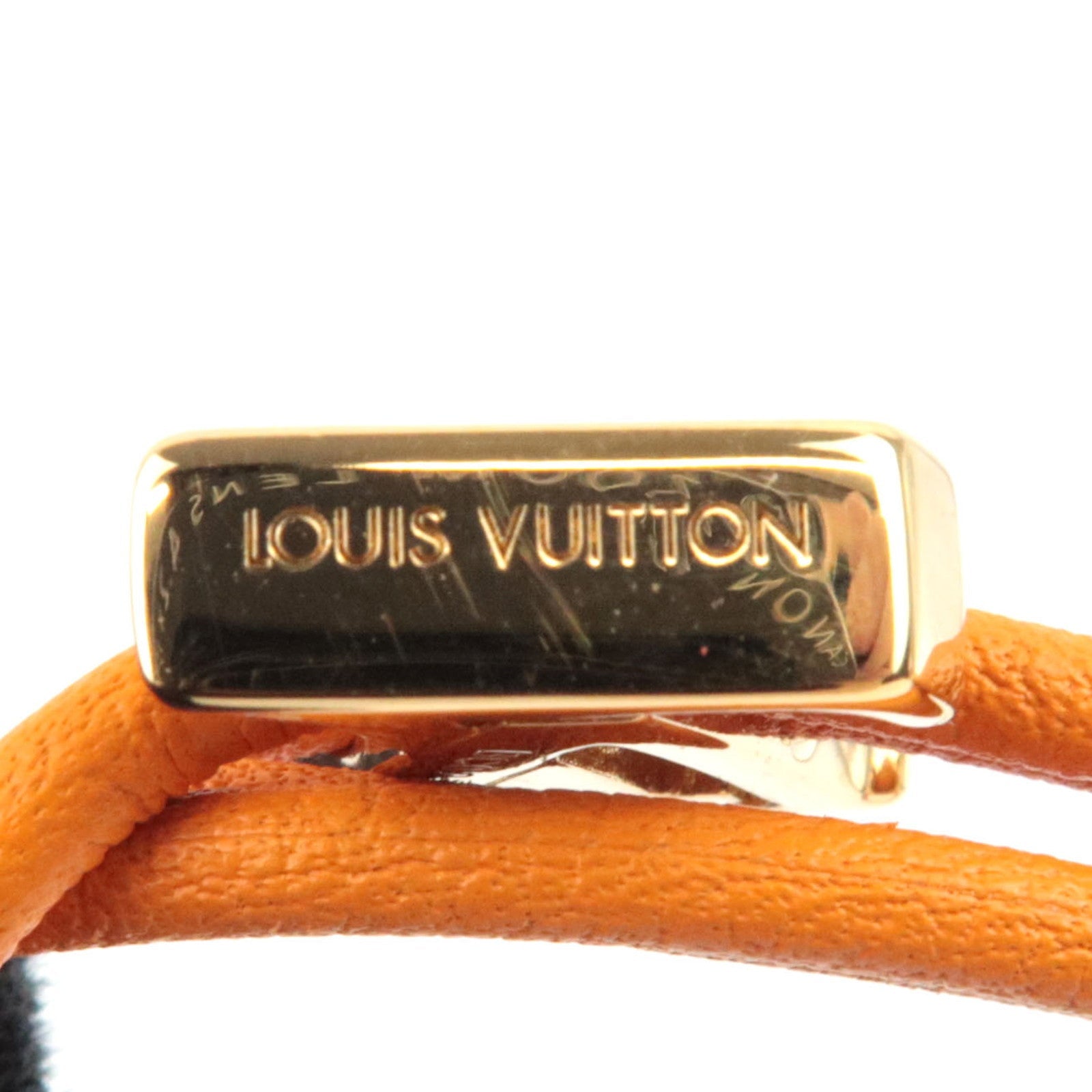 Louis Vuitton Bracelet LV Bloom Leather Jaune Safran M8917Z BC0274 *Box, Dust bag