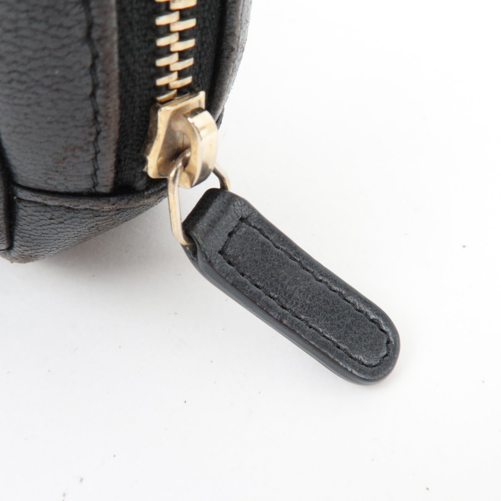 CHANEL Matelasse Cosmetic Pouch Lambskin Black Gold HDW 22902964