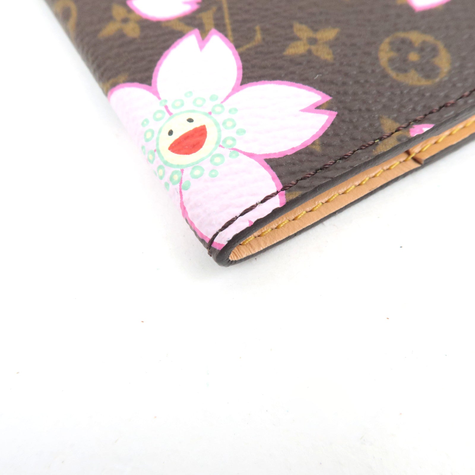 Louis Vuitton Monogram Cherry Blossom Agenda Mini Planner Cover M92021 SR0033