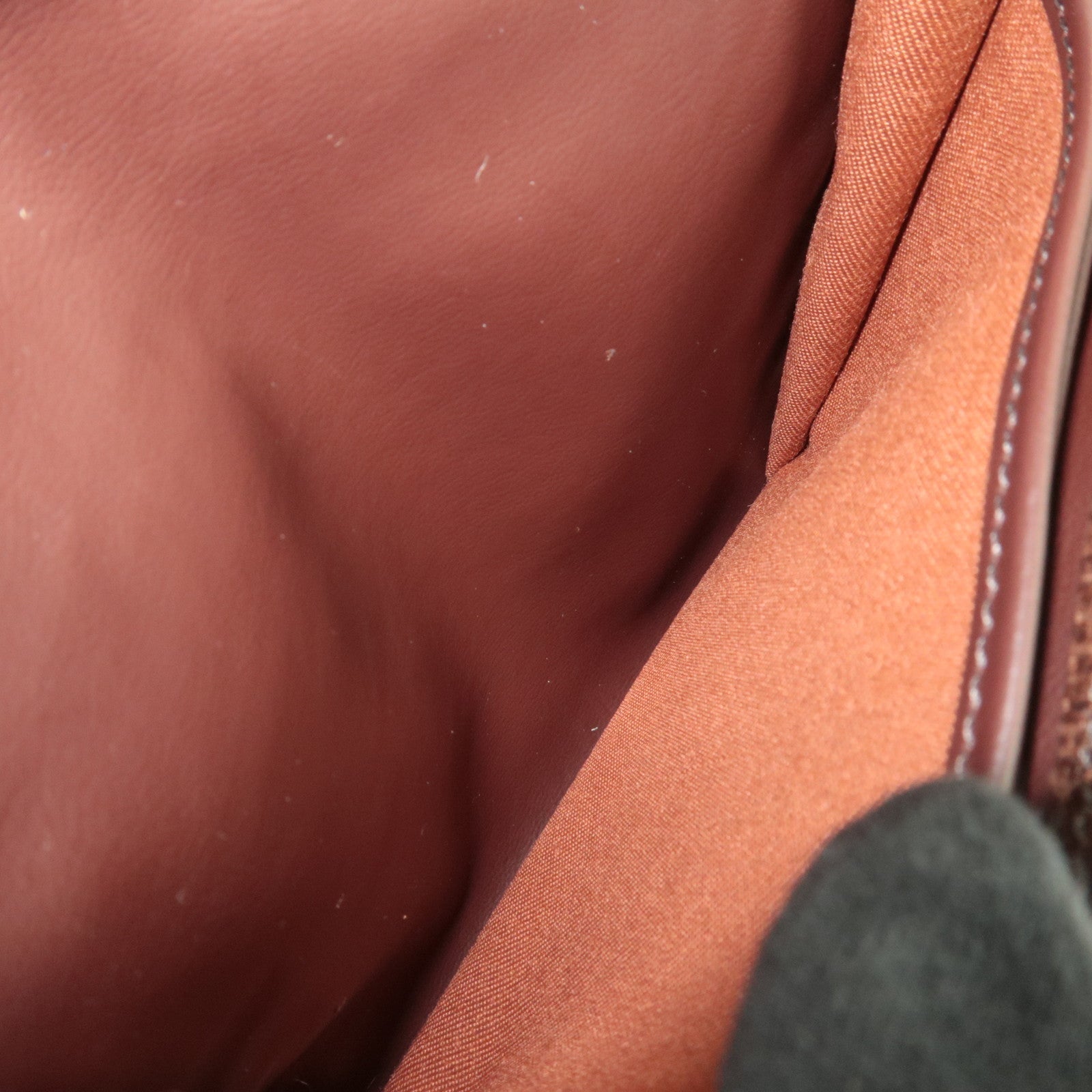 BURBERRY Burberry's Nova Plaid Pouch Canvas Leather Beige Brown