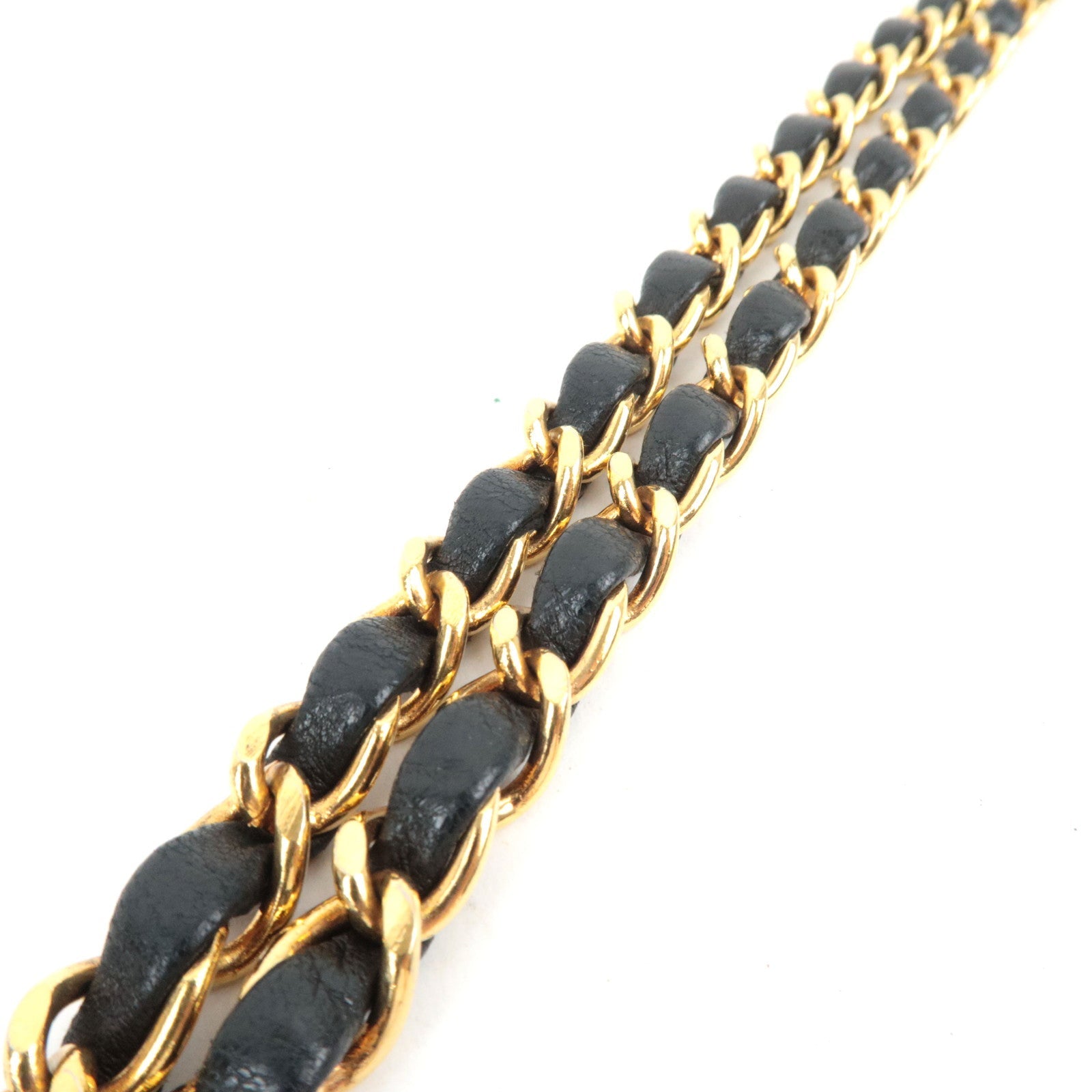 CHANEL Diana Matelasse 23 Chain Shoulder Bag Lambskin Black Gold HDW A01164 2368479