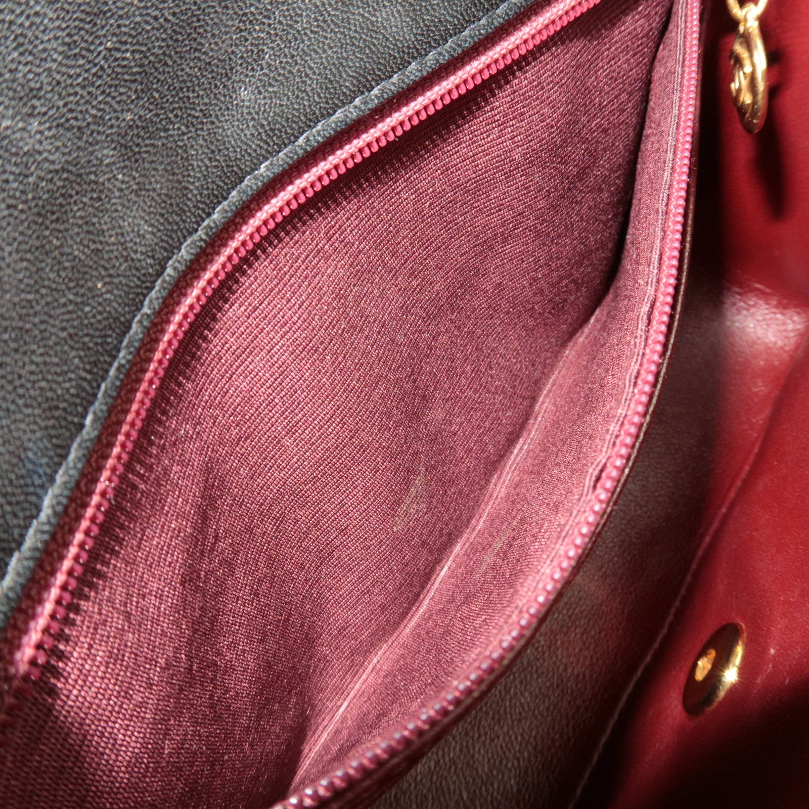 CHANEL Diana Matelasse 23 Chain Shoulder Bag Lambskin Black Gold HDW A01164 2368479