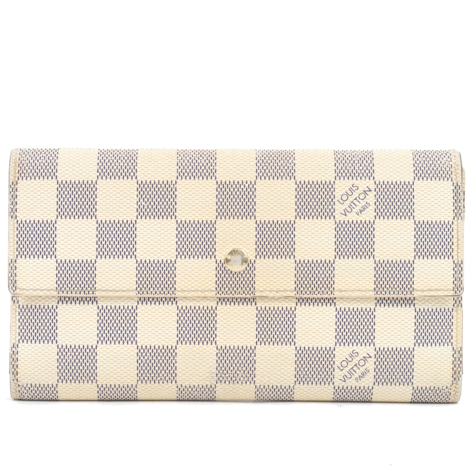 Louis Vuitton Damier Azur Portefeuille International Long Wallet N61732 TS315177615