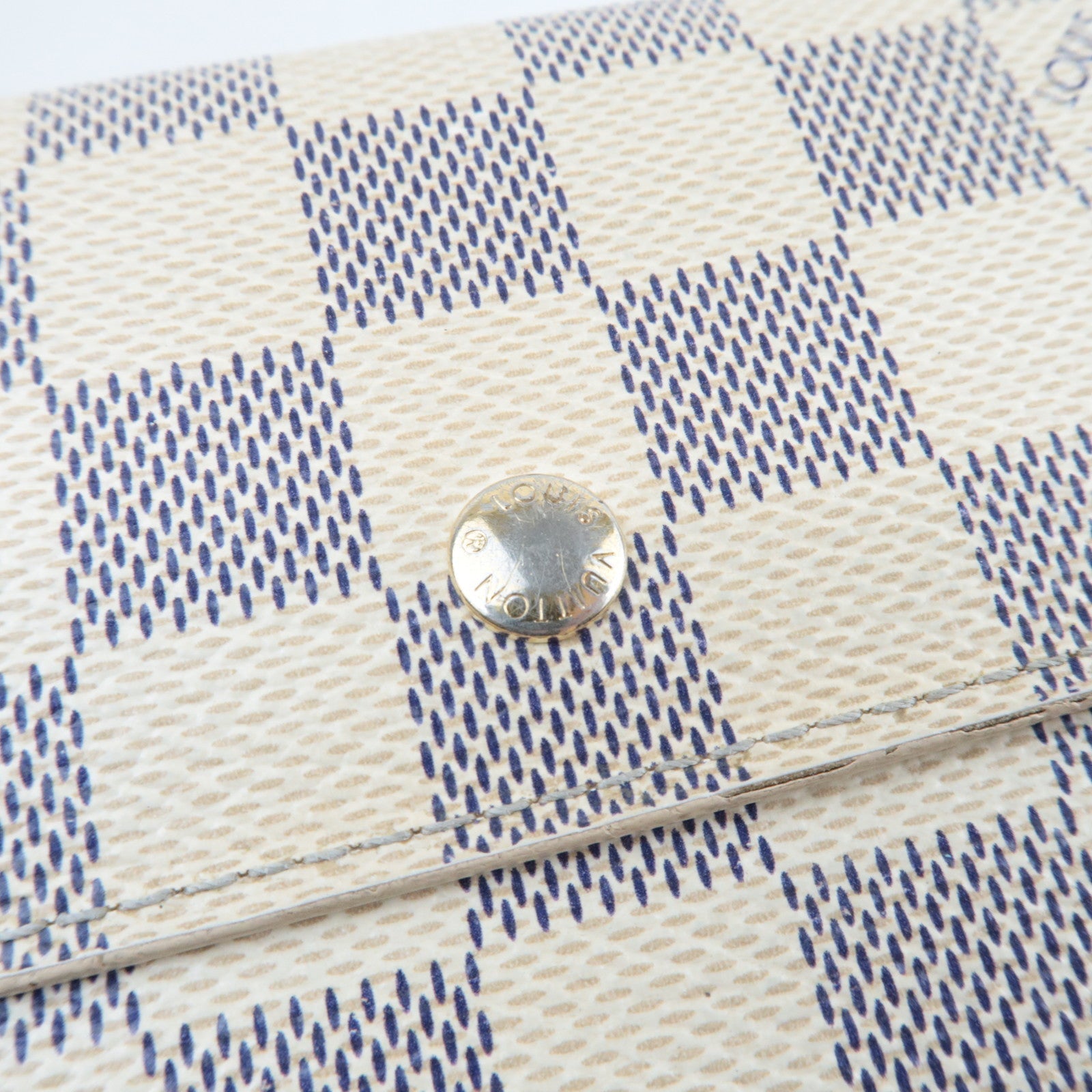 Louis Vuitton Damier Azur Portefeuille International Long Wallet N61732 TS3151