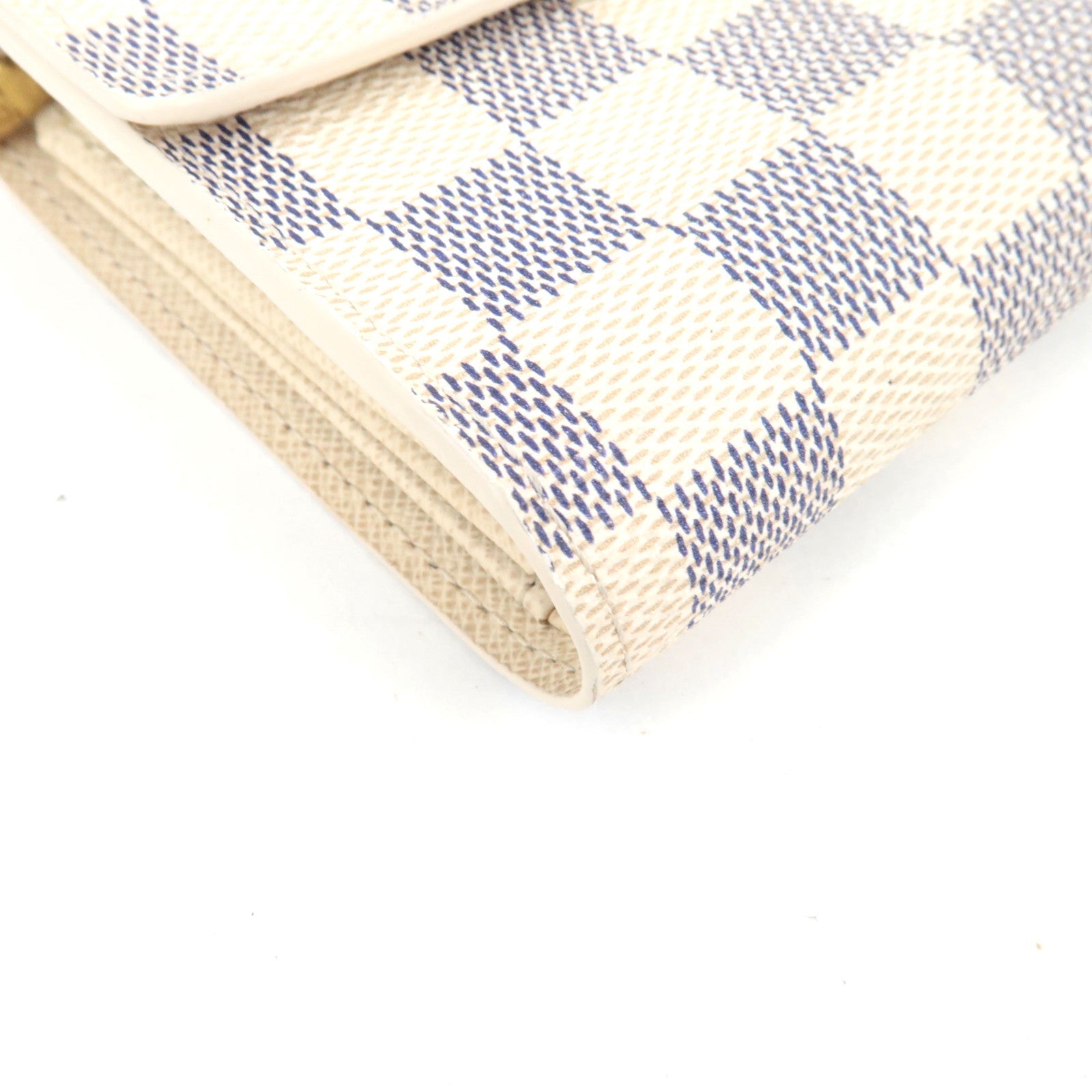 Louis Vuitton Damier Azur Portefeuille Alexandra Wallet N63068 CA4181