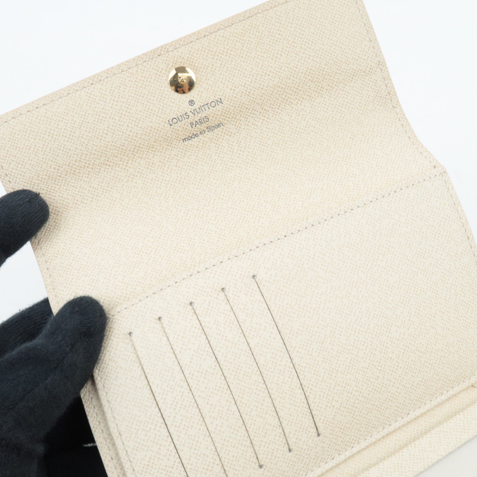 Louis Vuitton Damier Azur Portefeuille Alexandra Wallet N63068 CA4181