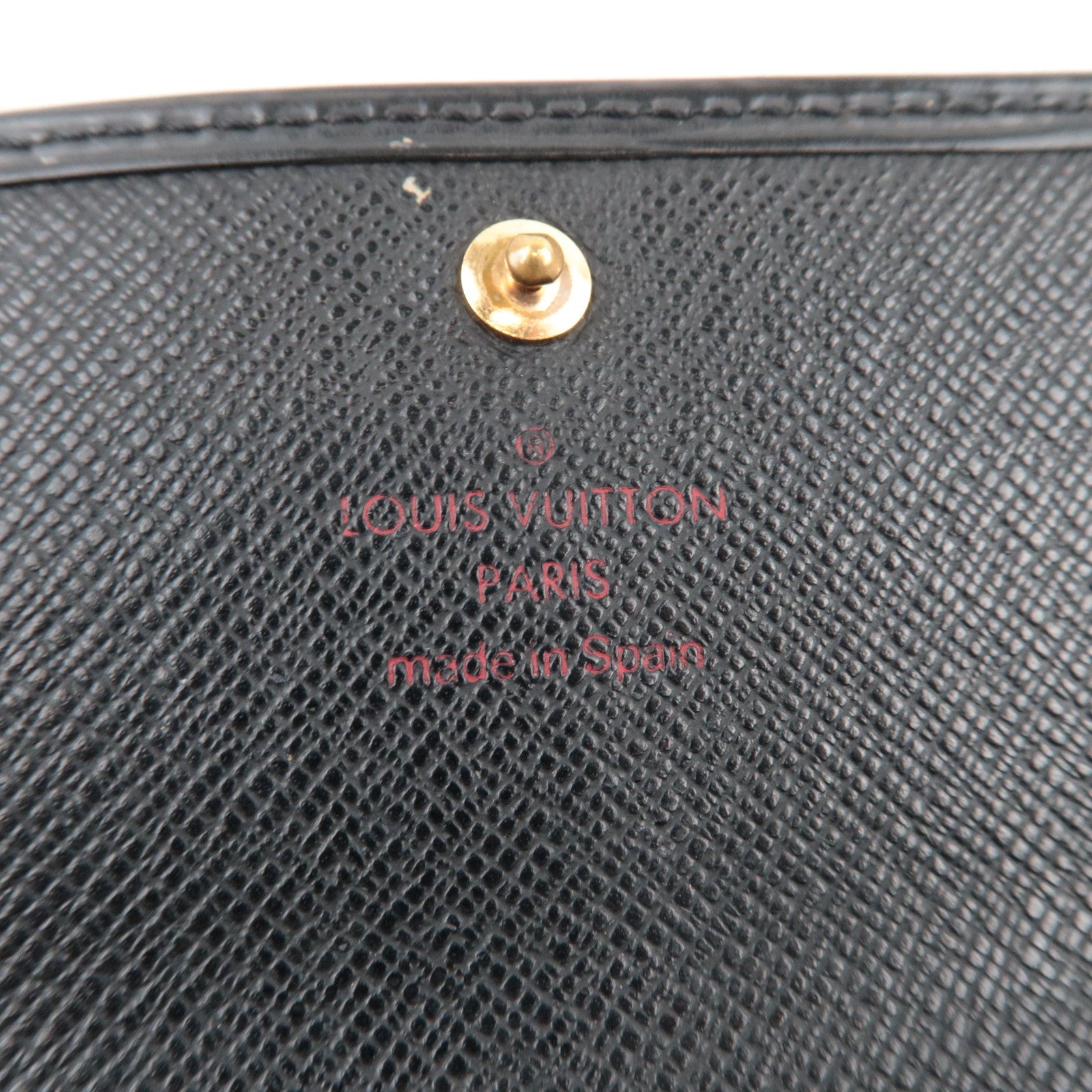 Louis Vuitton Epi Pochette Porte Monnaie Credit Long Wallet Noir M63572 CA0061