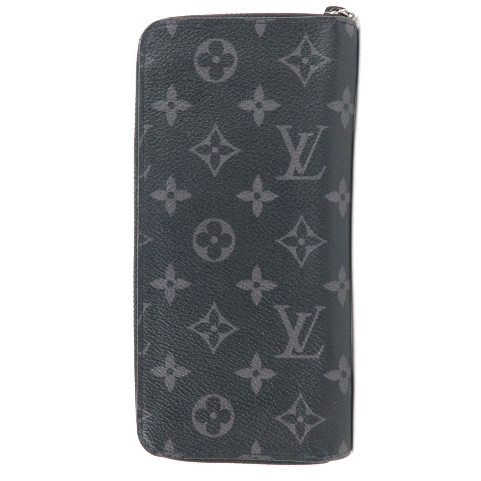 Louis Vuitton Monogram Eclipse Zippy Long Wallet Vertical M62295 RFID 77620