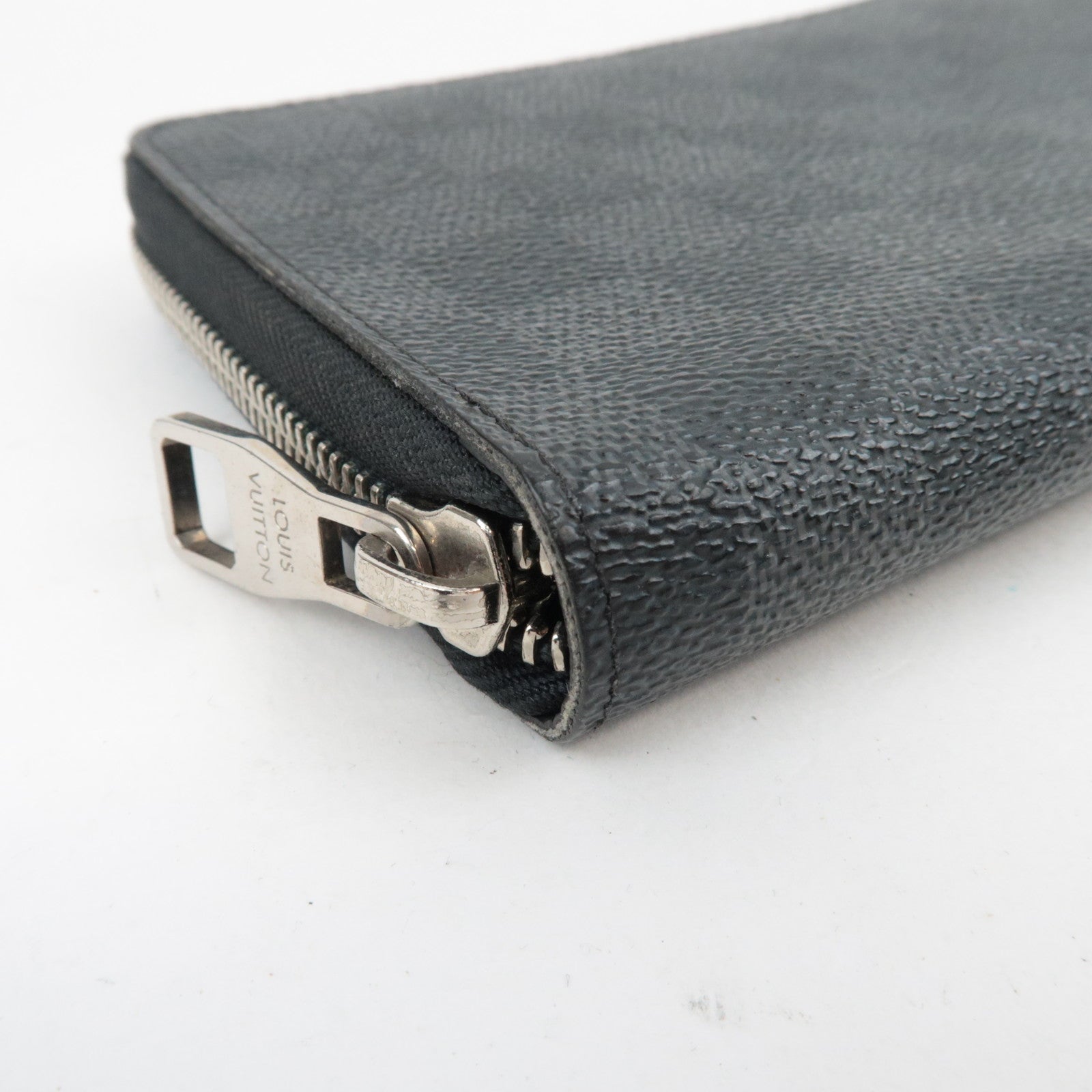 Louis Vuitton Damier Graphite Zippy Organizer Long Wallet N63077 CA1133
