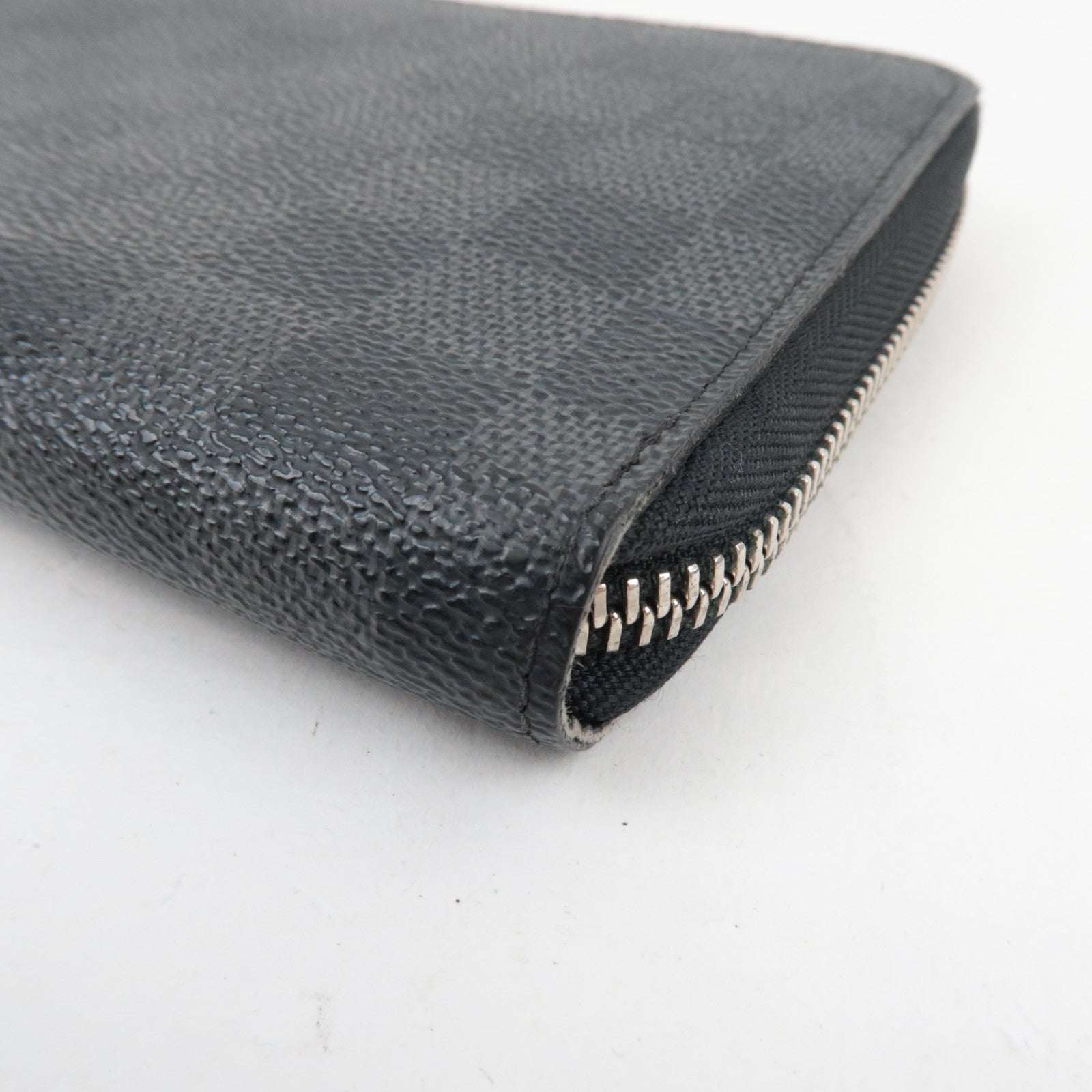 Louis Vuitton Damier Graphite Zippy Organizer Long Wallet N63077 CA1133