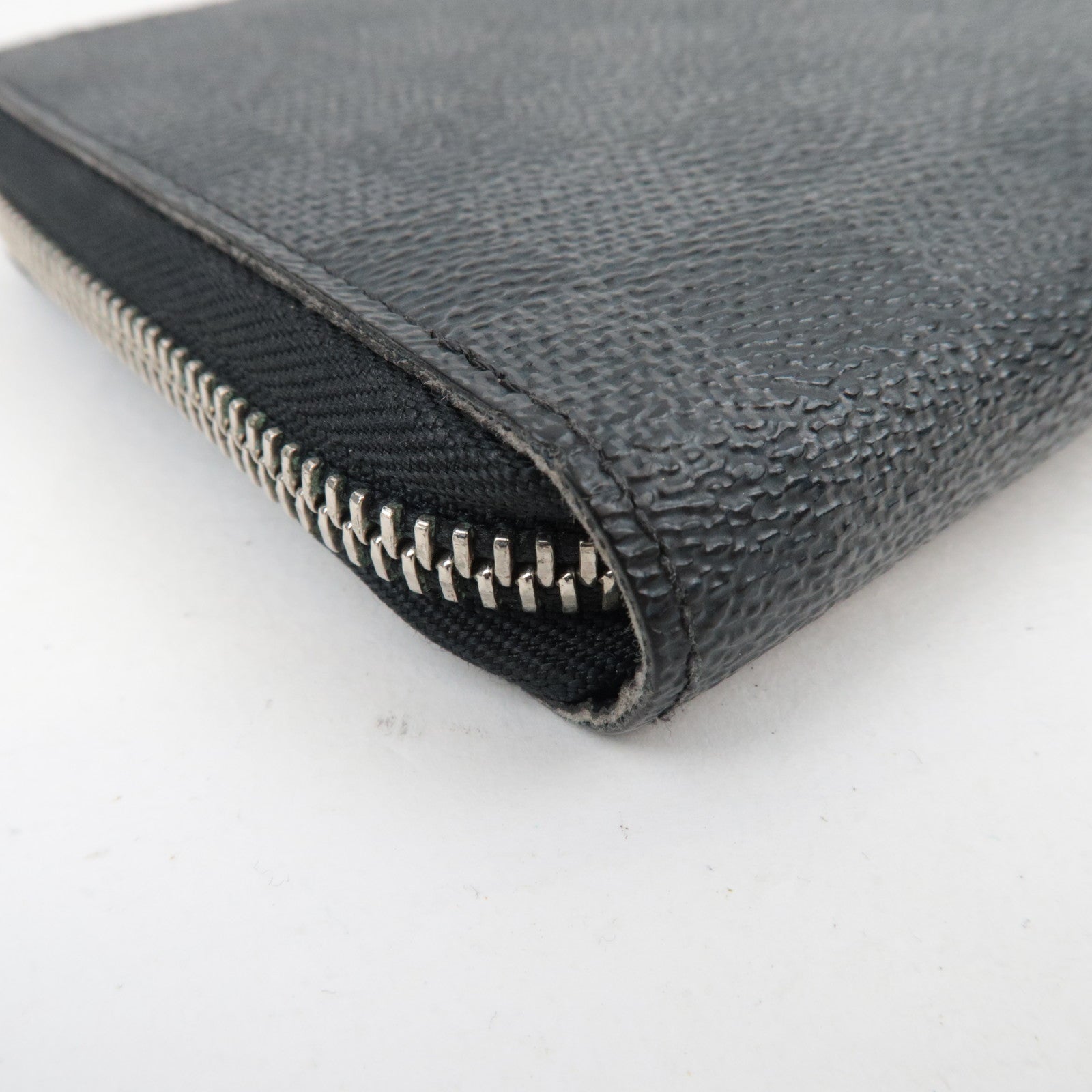 Louis Vuitton Damier Graphite Zippy Organizer Long Wallet N63077 CA1133