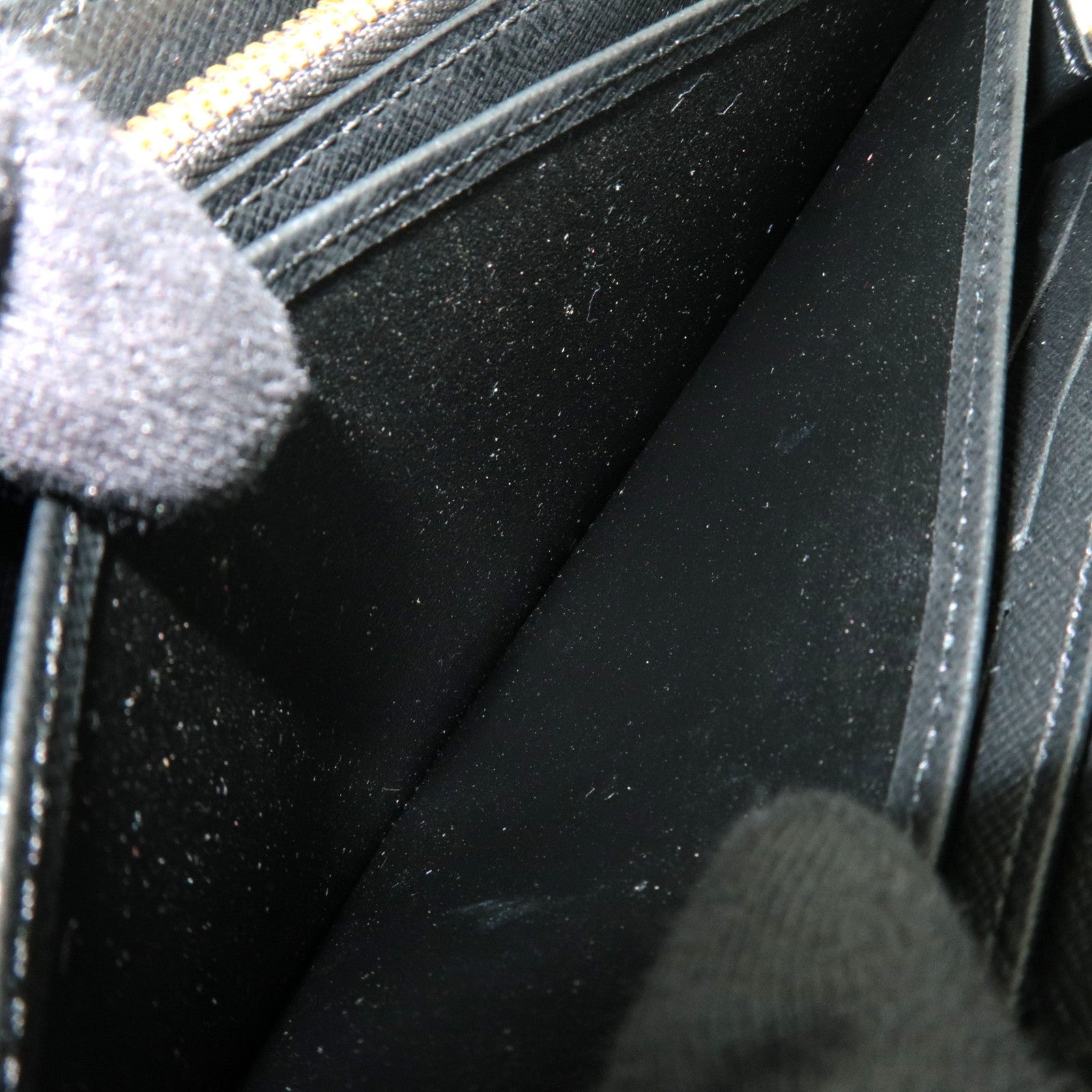 Louis Vuitton Epi Lovelock Zippy Long Wallet Noir M63991 GI4188