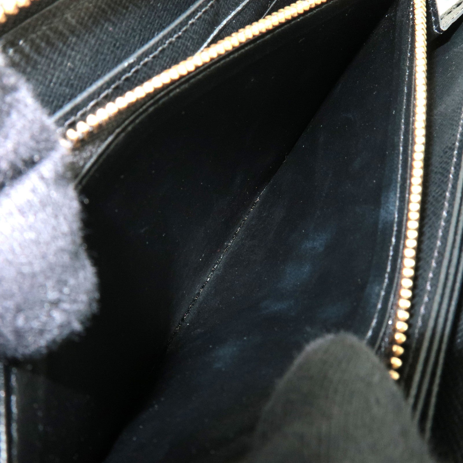 Louis Vuitton Epi Lovelock Zippy Long Wallet Noir M63991 GI4188