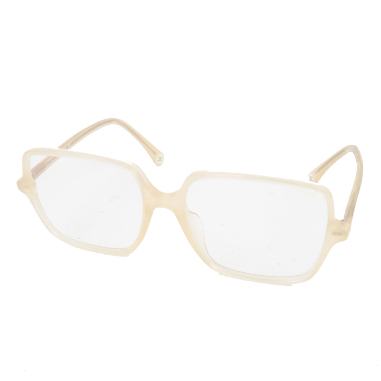 CHANEL Glasses 3448-A C.1731 53□16 140 S Plastic Ivory *Case77638