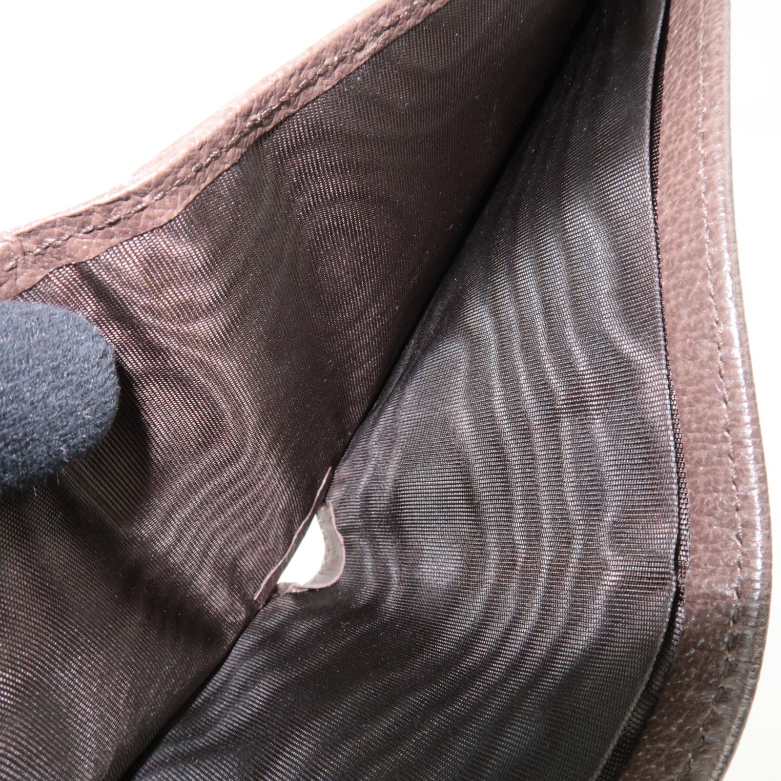 GUCCI Jumbo GG Bi-Fold Wallet Canvas Leather Beige Brown *Box, Dust bag