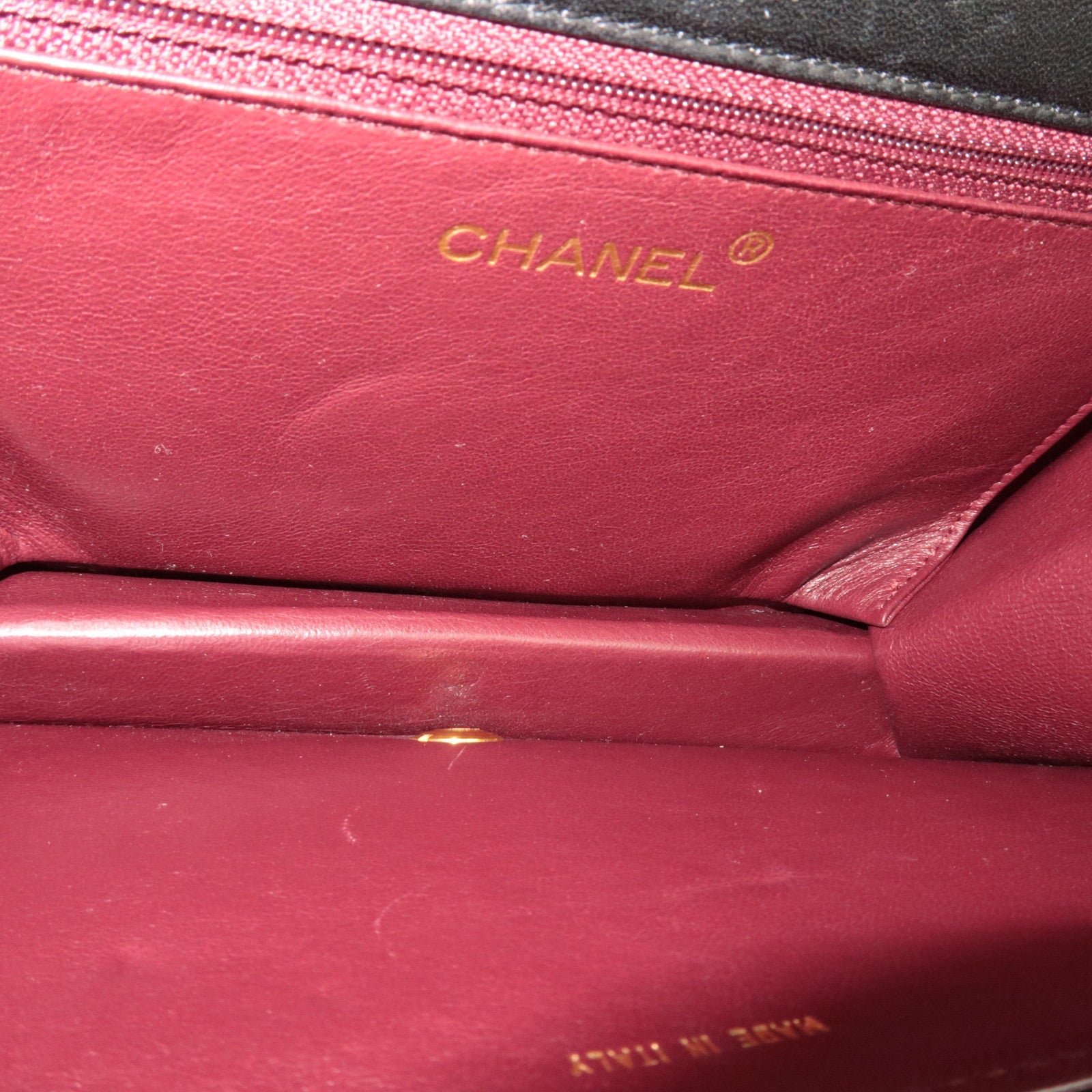 CHANEL Matelasse 23 Full Flap Chain Shoulder Bag Lambskin Black Gold HDW 5156731 *Box, Dust bag, G card