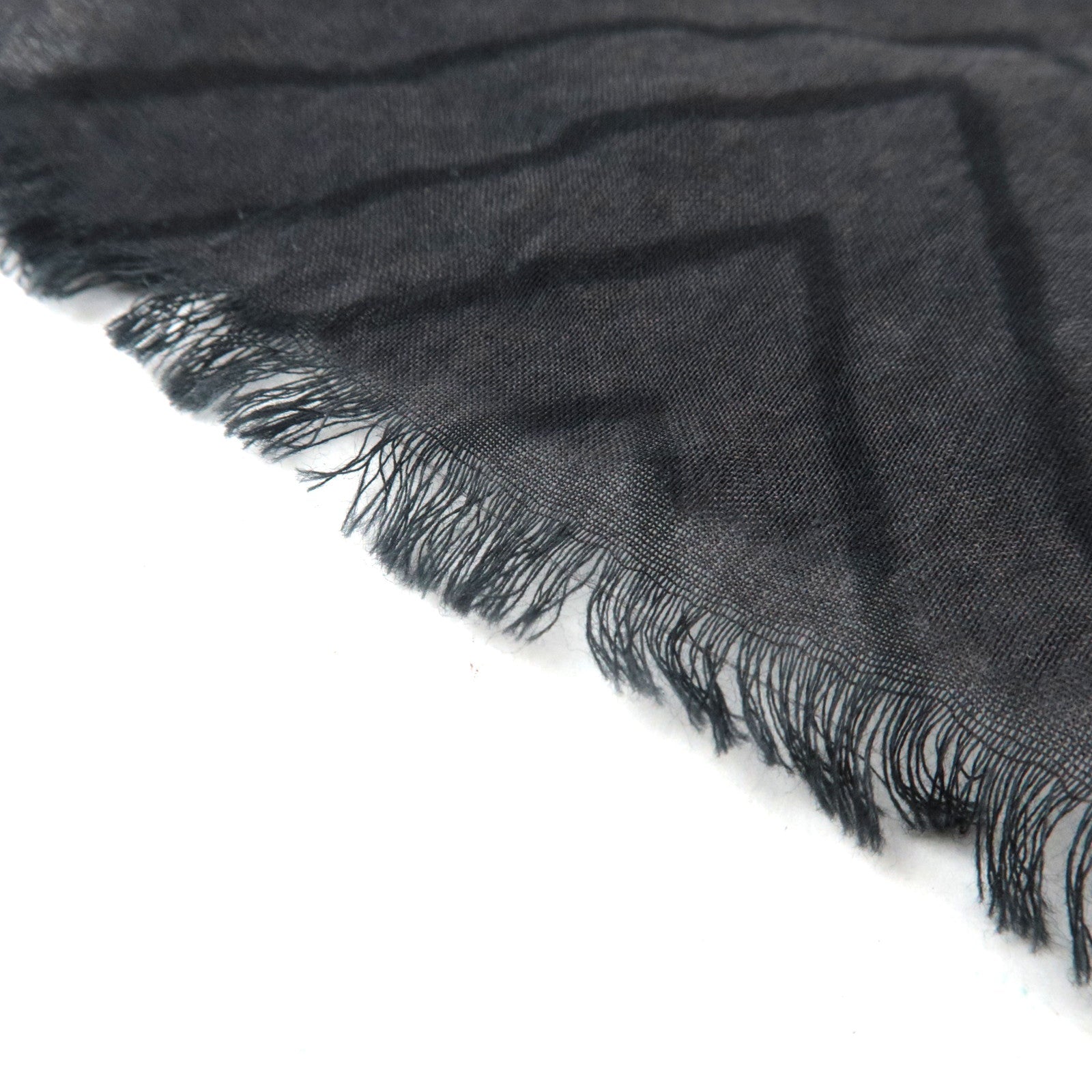 Louis Vuitton Scarf Geometric Pattern 79% Cotton 21% Silk Black White Red Blue IS0194 MP1531 *Box