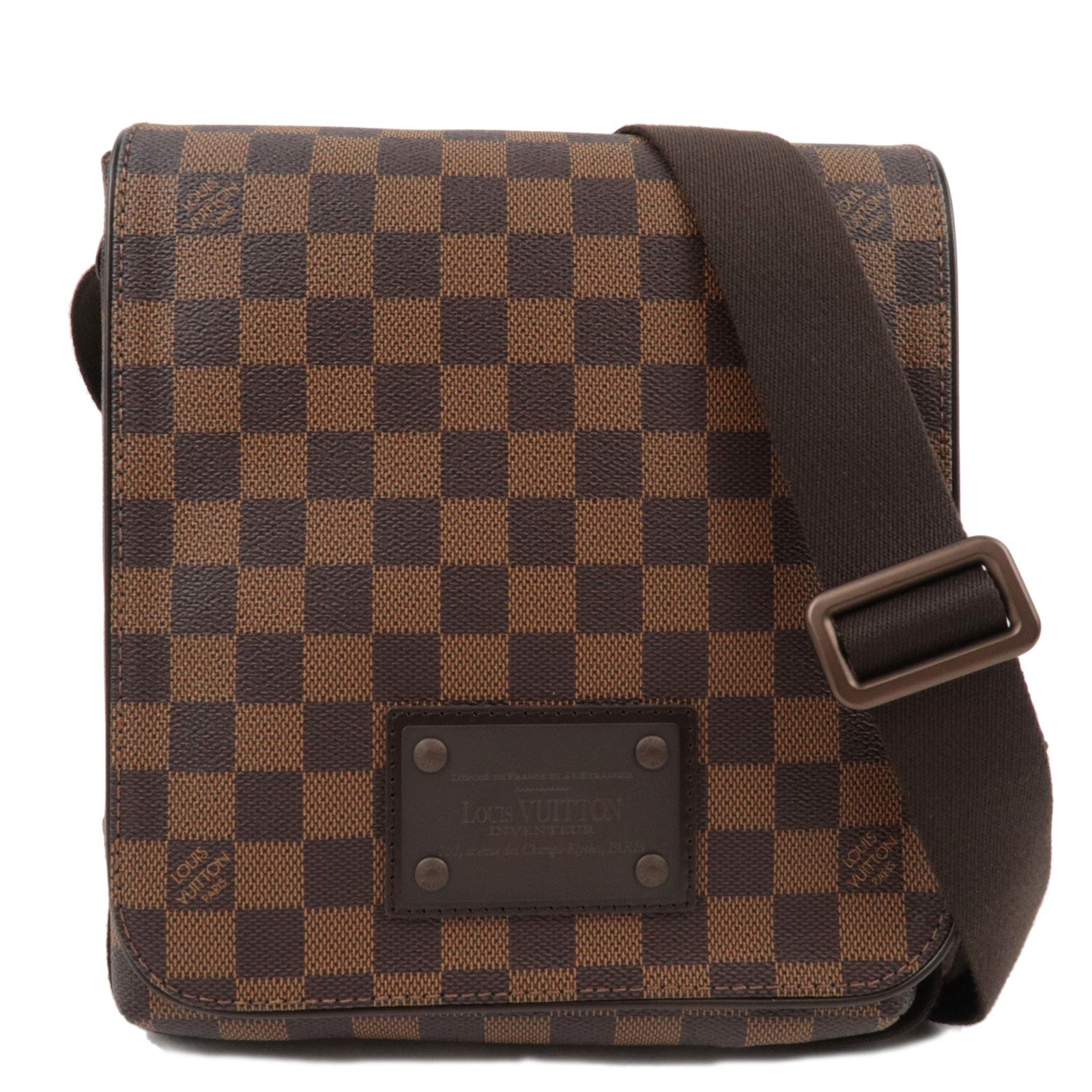 Louis Vuitton Damier Brooklyn PM Shoulder Bag N51210 CA1121 *Box, Dust bag77667