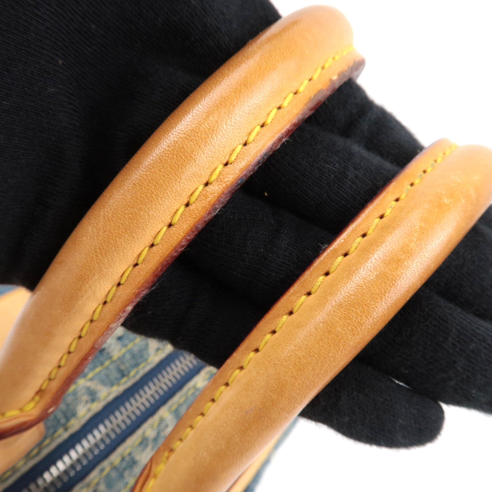 Louis Vuitton Monogram Denim Neo Speedy Hand Bag Blue M95019 SP0066