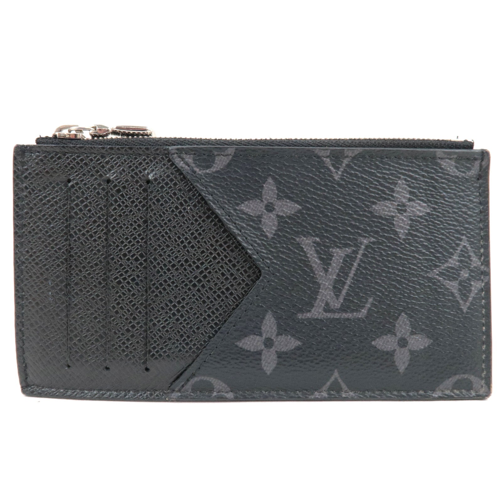 Louis Vuitton Monogram Eclipse Taigarama Fragment case  Black M30271 FH4260 *Box, Dust bag77683