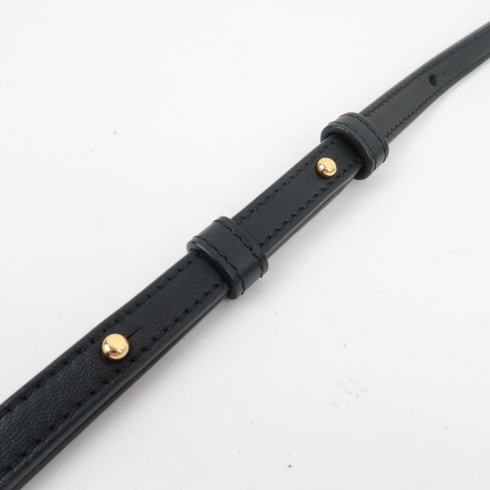 CELINE Trio Large Shoulder Bag Leather Black *Dust bag