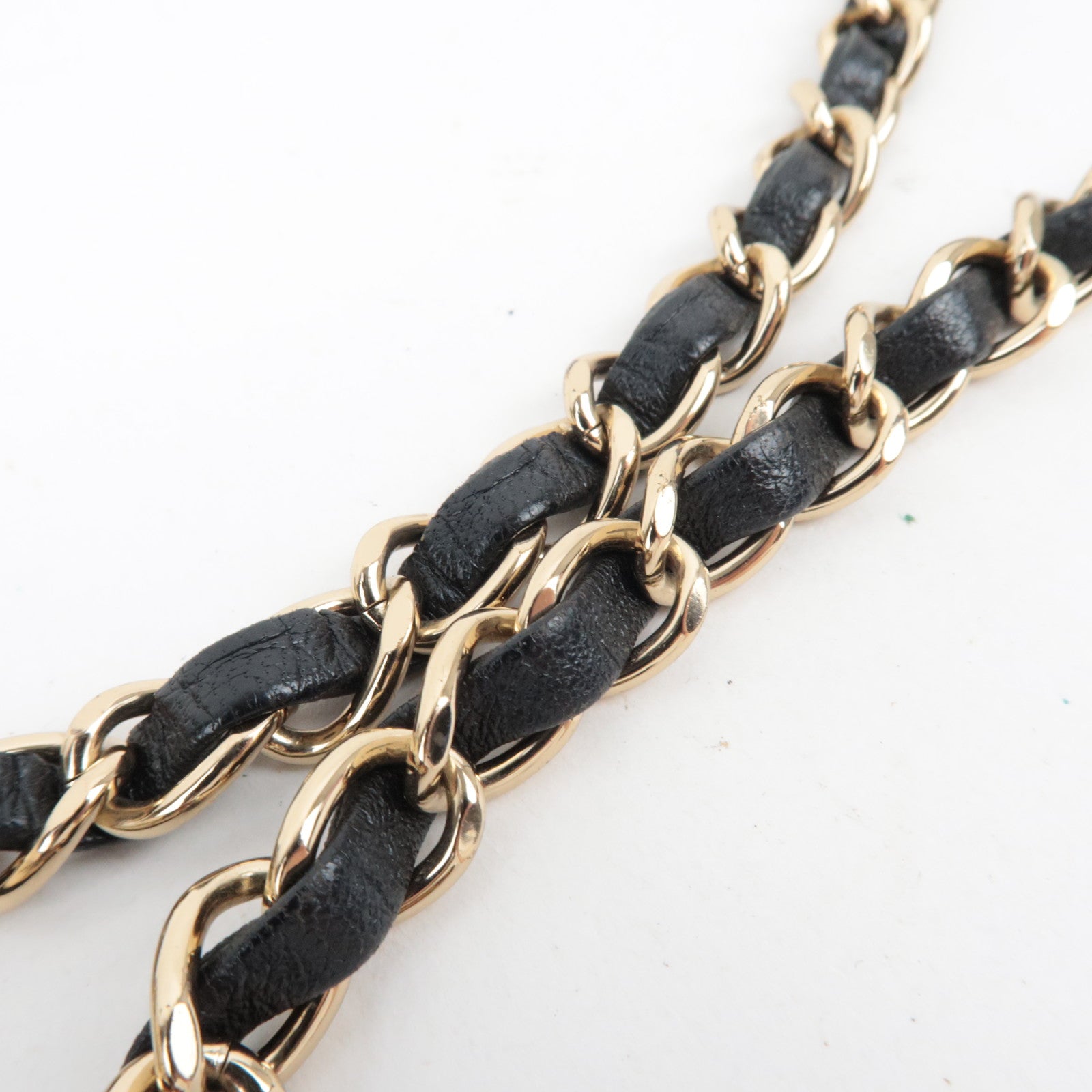 CHANEL Trendy CC Matelasse Chain Shoulder Bag Leather Black Gold HDW 24697567