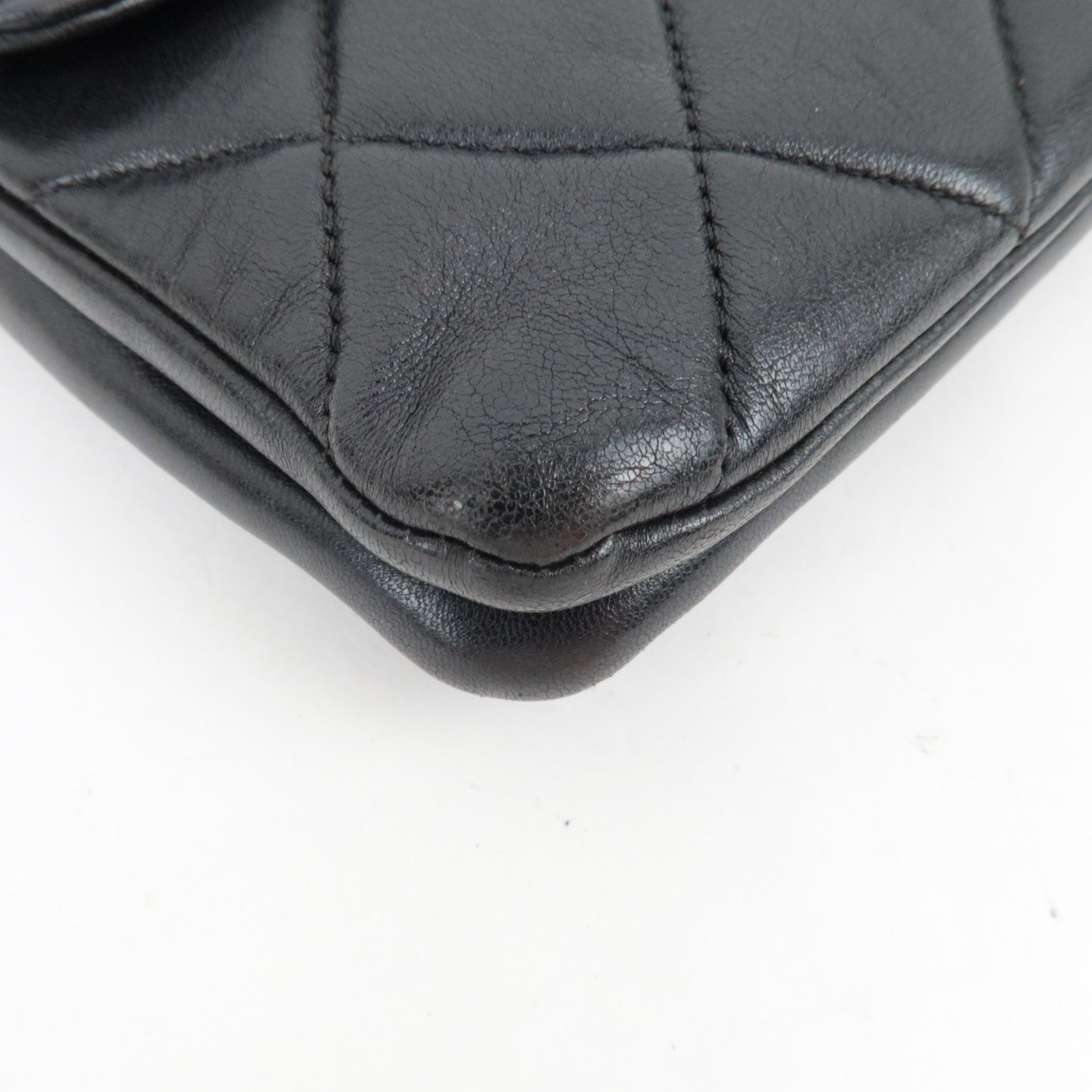 CHANEL Trendy CC Matelasse Chain Shoulder Bag Leather Black Gold HDW 24697567