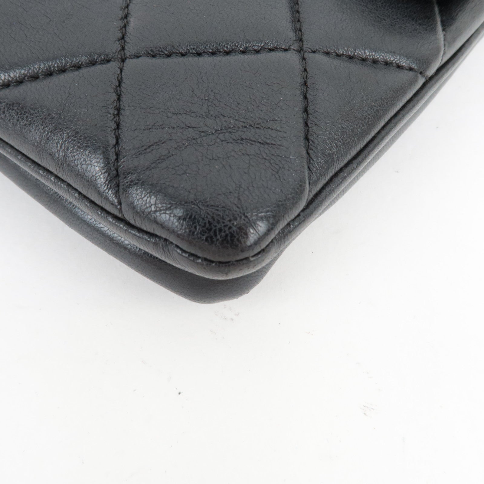 CHANEL Trendy CC Matelasse Chain Shoulder Bag Leather Black Gold HDW 24697567