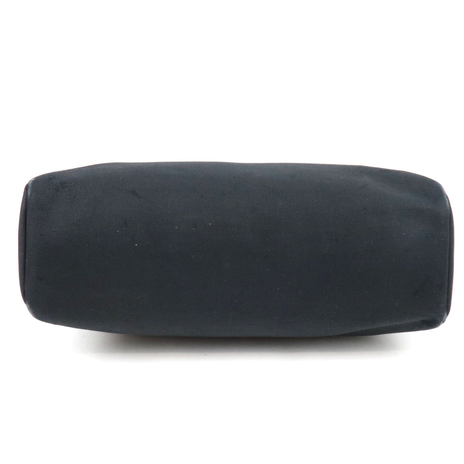 HERMES Her Bag 2Way Hand Bag □E Stamp (2001) Toile H Leather Black Silver HDW *Dust bag, Spare bag, Key Lock, Clochette