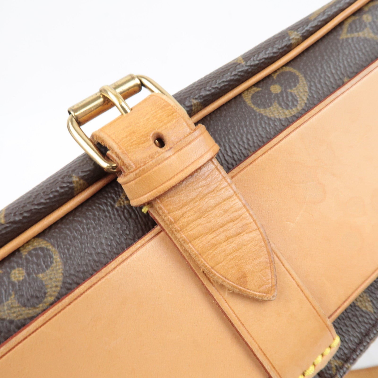 Louis Vuitton Monogram Cartouchiere GM Shoulder Bag M51252 SL0090