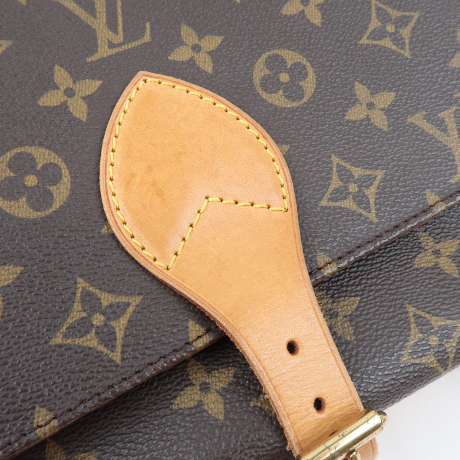 Louis Vuitton Monogram Cartouchiere GM Shoulder Bag M51252 SL0090
