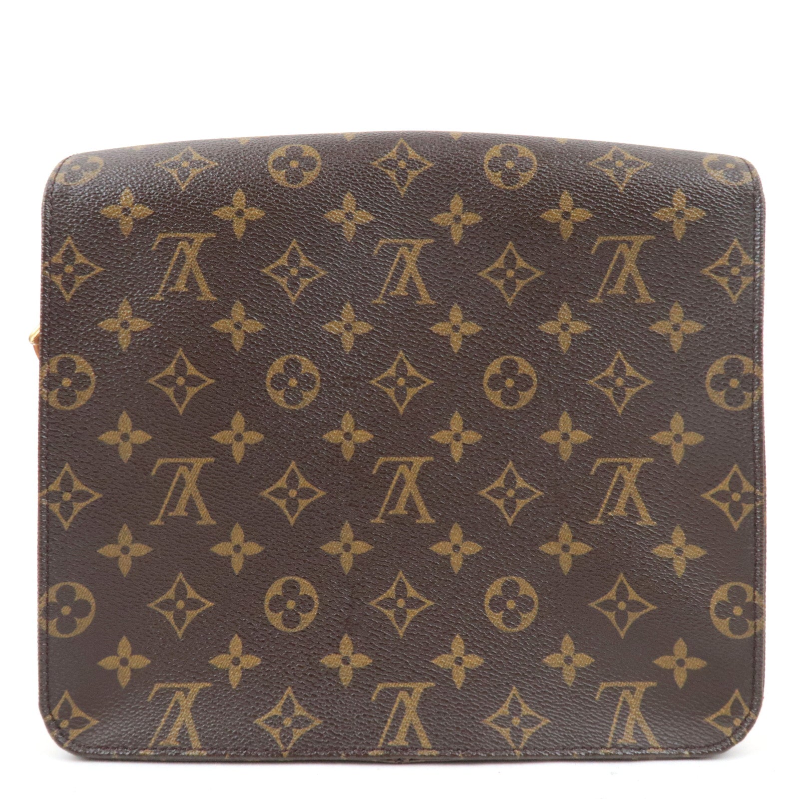 Louis Vuitton Monogram Cartouchiere GM Shoulder Bag M51252 SL0090