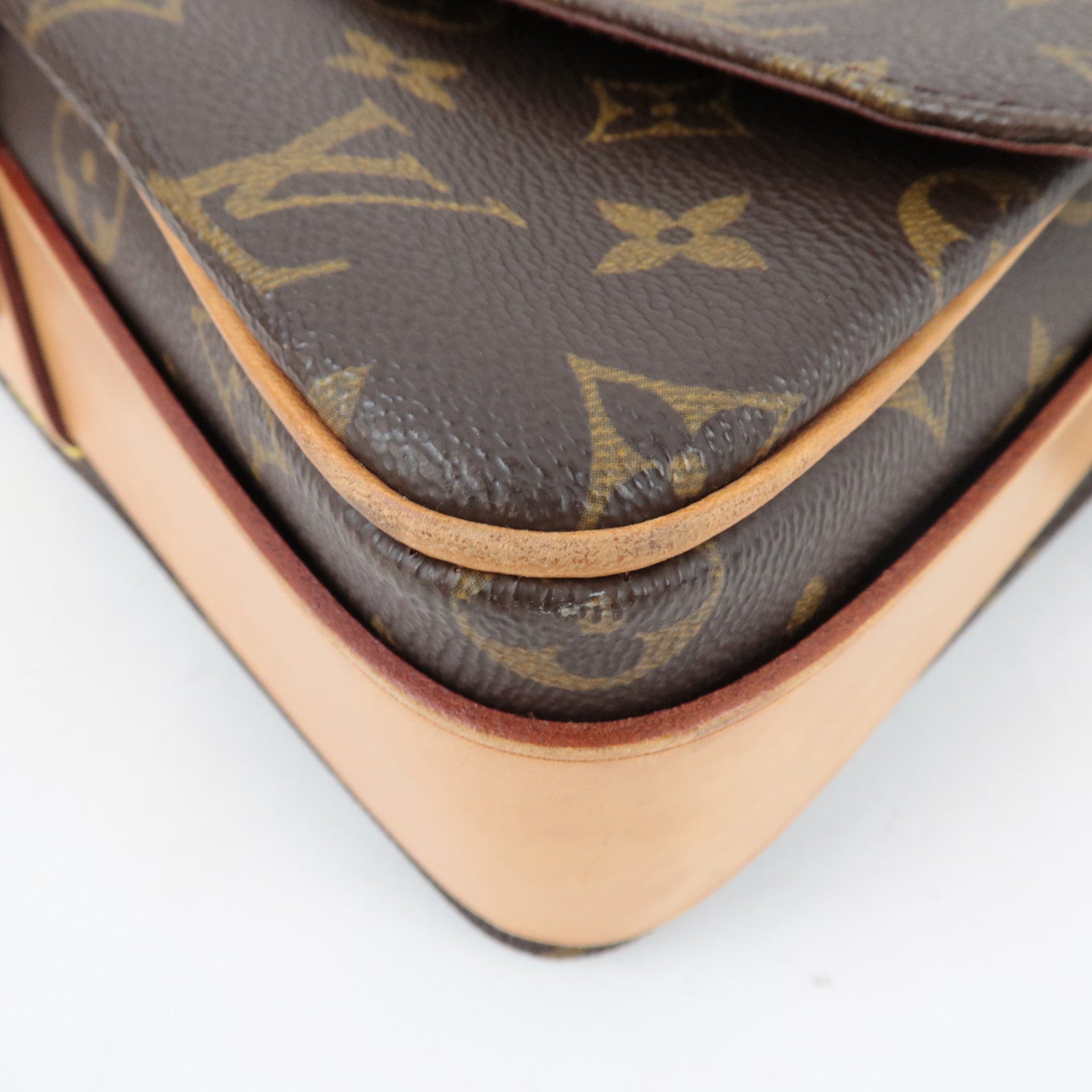 Louis Vuitton Monogram Cartouchiere GM Shoulder Bag M51252 SL0090