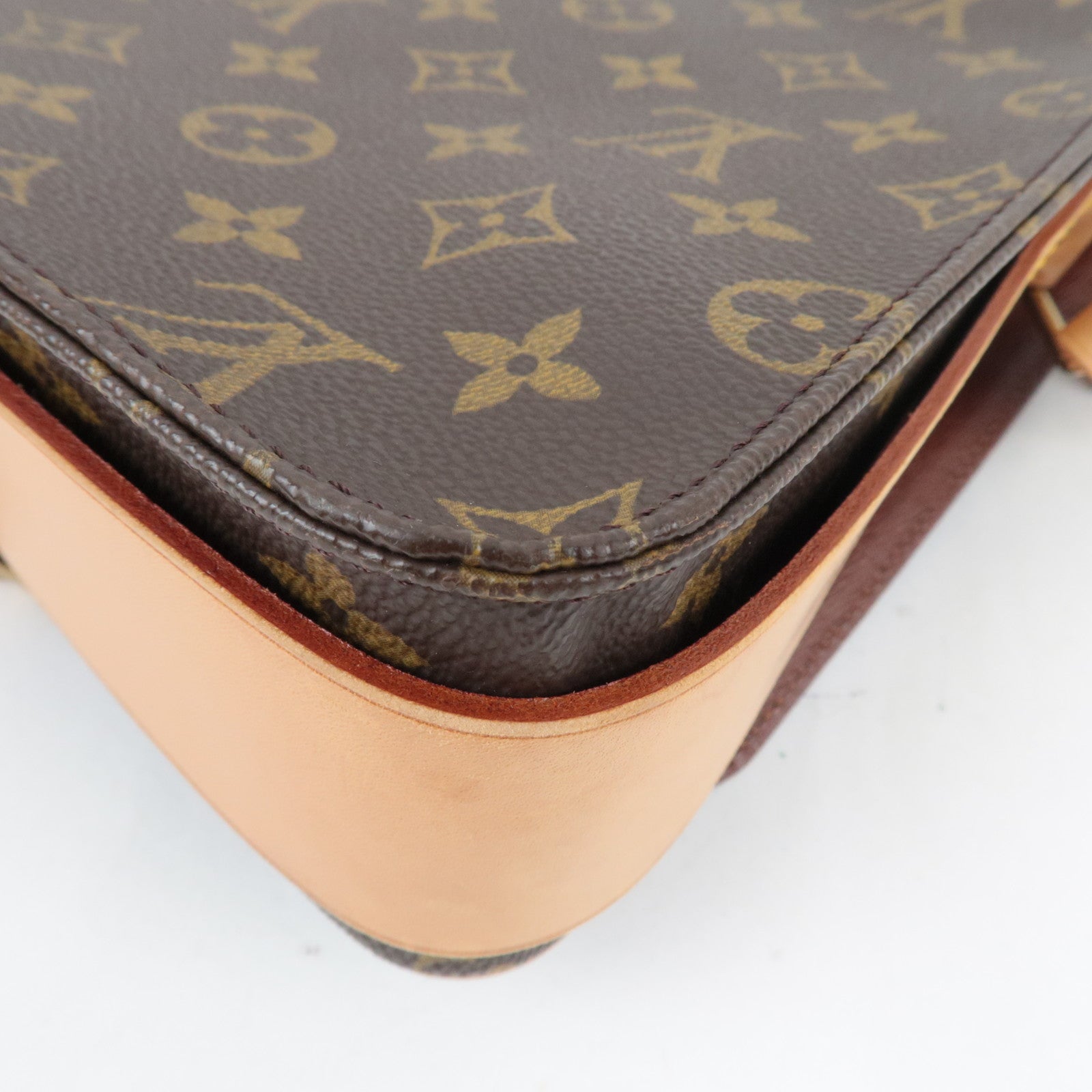 Louis Vuitton Monogram Cartouchiere GM Shoulder Bag M51252 SL0090