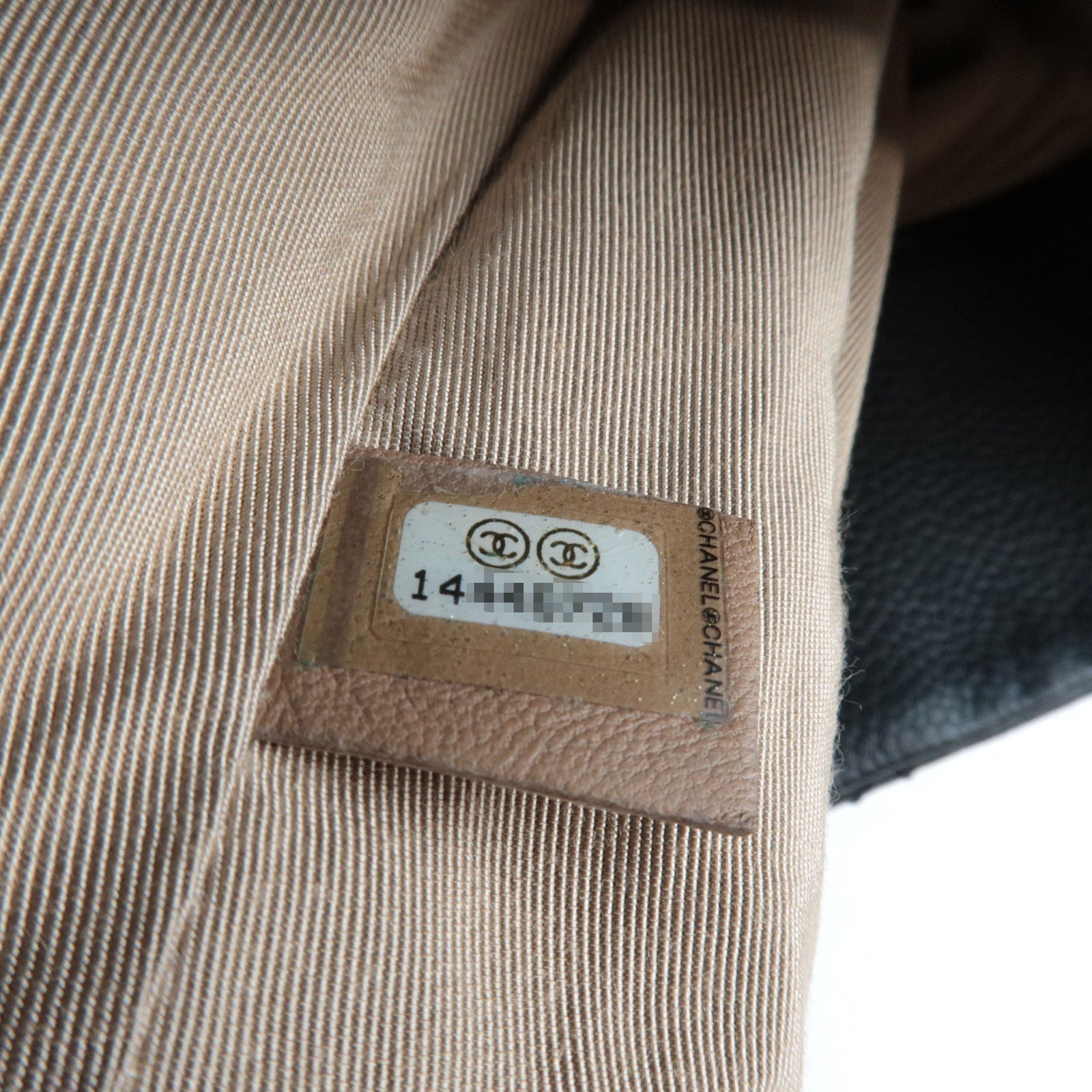 CHANEL Matelasse Chain Tote Bag Soft Caviar Skin Black Silver HDW 14446728