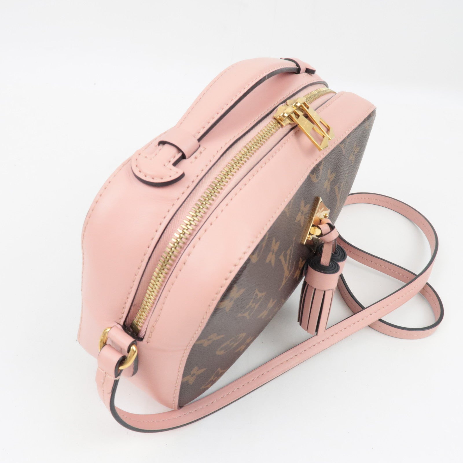 Louis Vuitton Monogram Saintonge Shoulder Bag Rose Poodle M44442 AH2189 *Dust bag