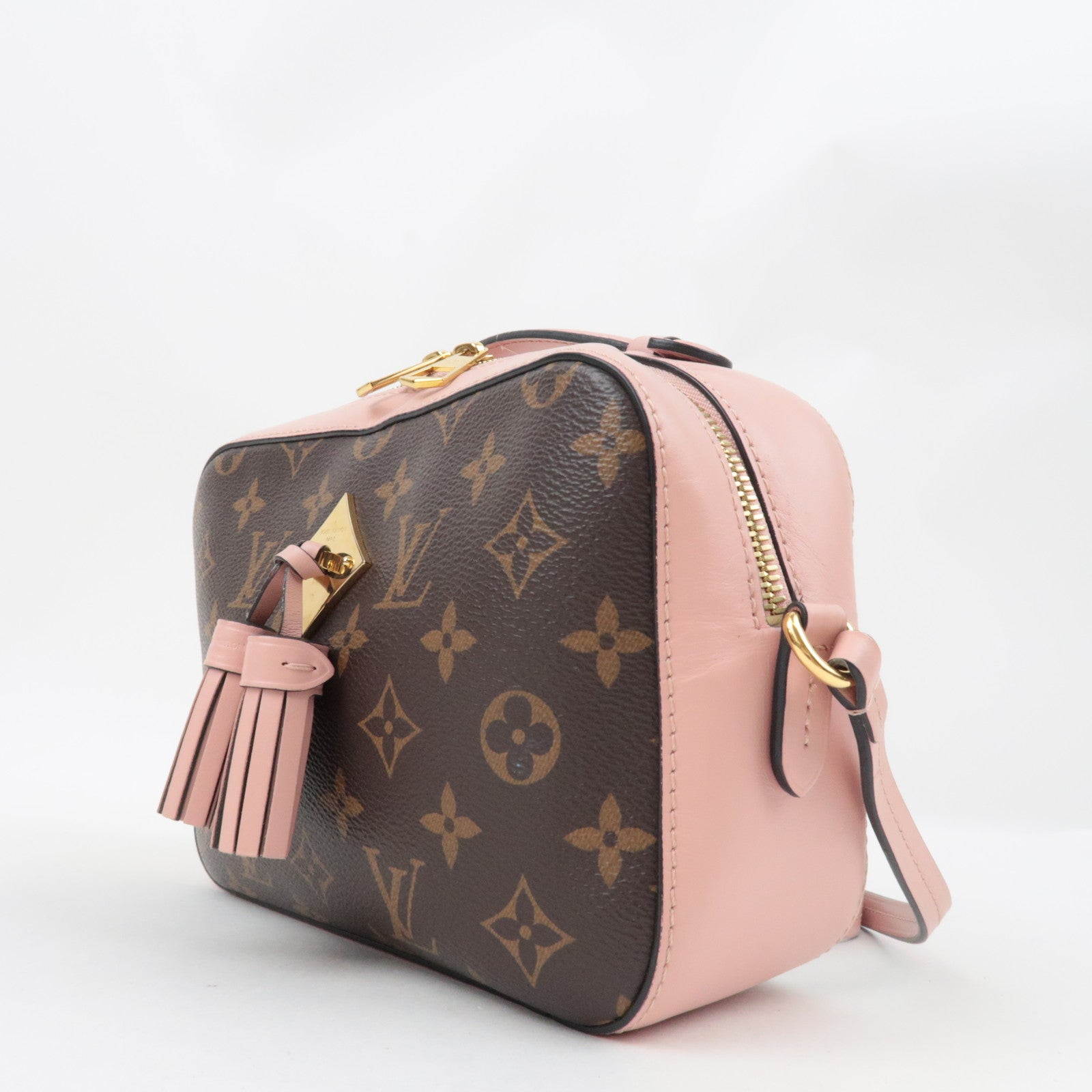 Louis Vuitton Monogram Saintonge Shoulder Bag Rose Poodle M44442 AH2189 *Dust bag