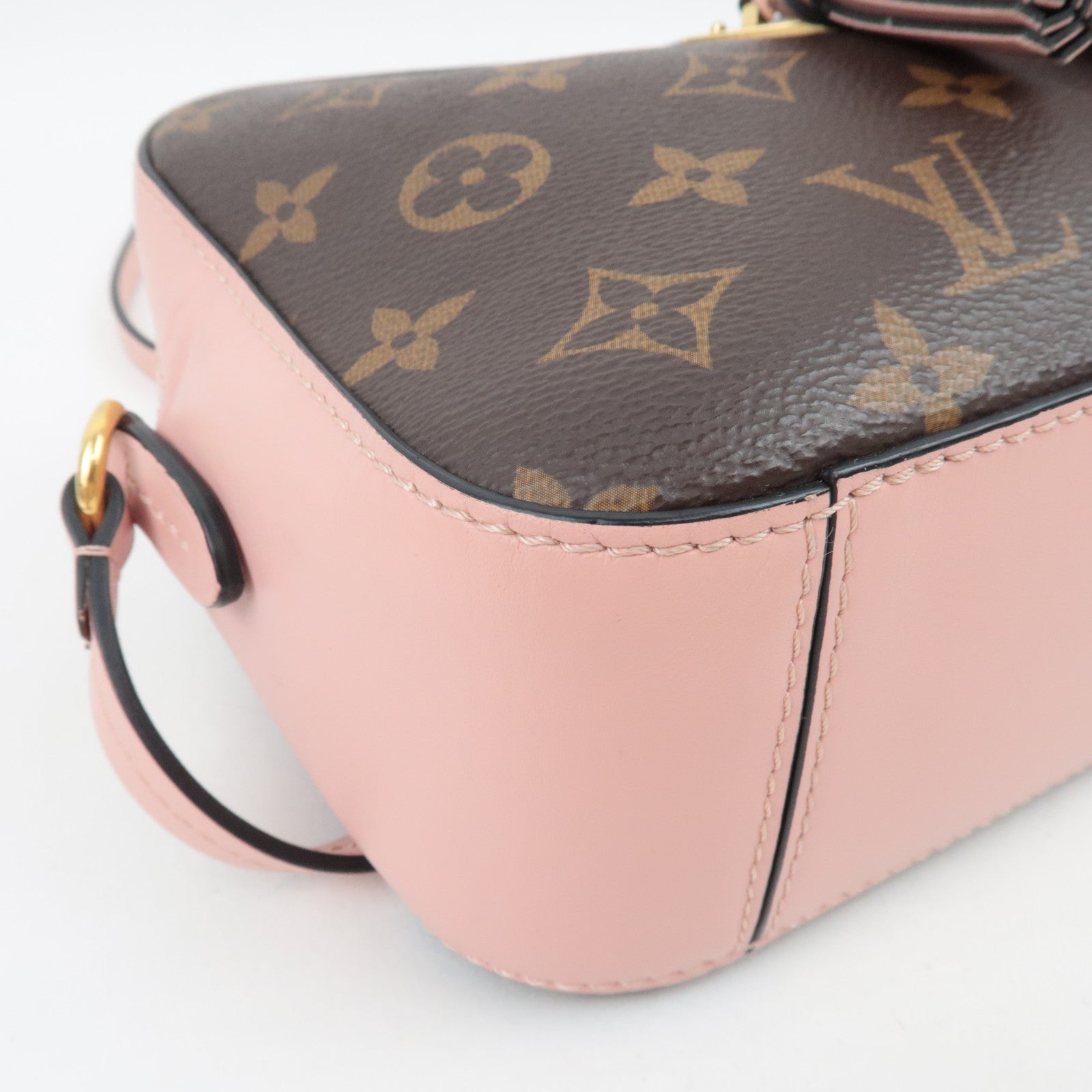 Louis Vuitton Monogram Saintonge Shoulder Bag Rose Poodle M44442 AH2189 *Dust bag