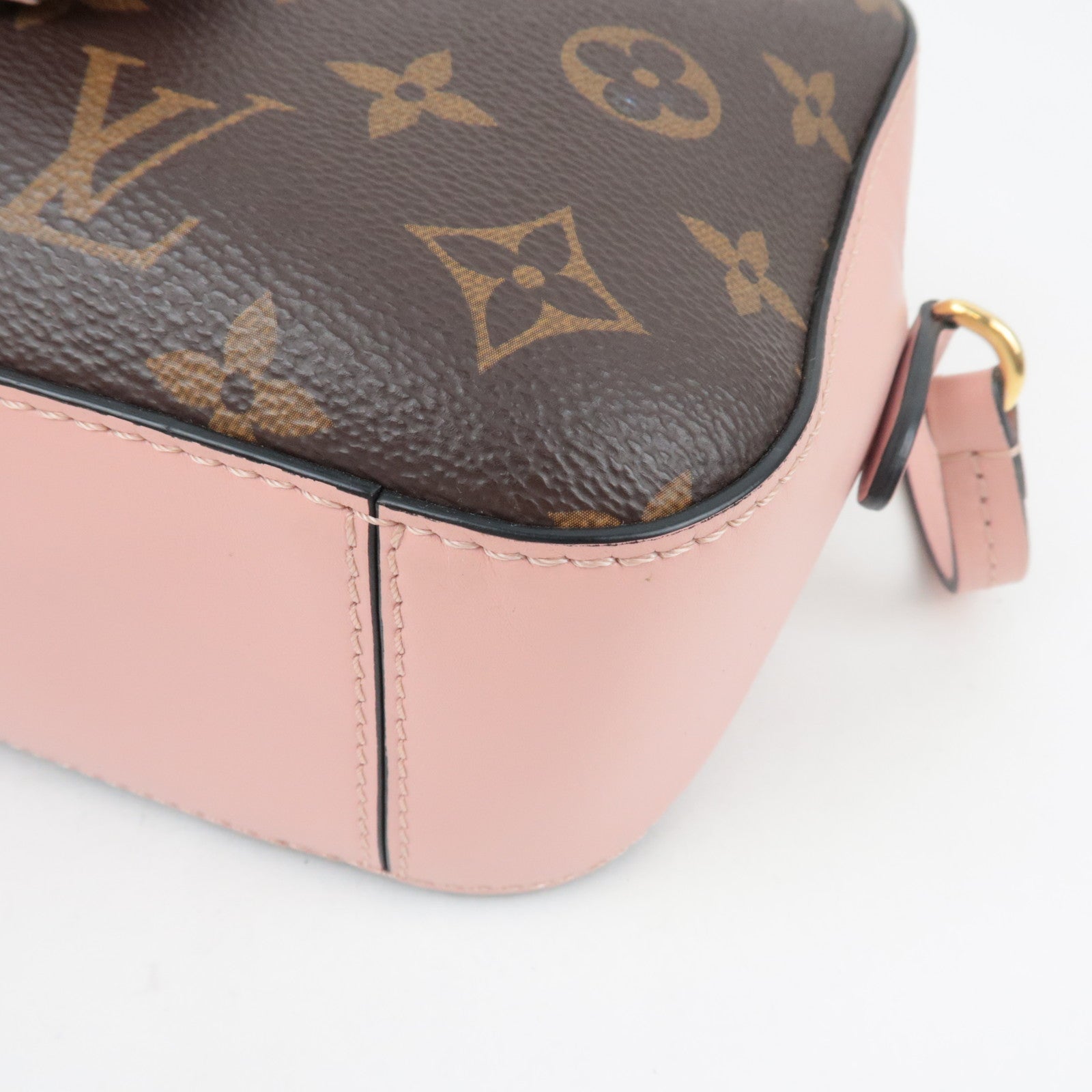 Louis Vuitton Monogram Saintonge Shoulder Bag Rose Poodle M44442 AH2189 *Dust bag