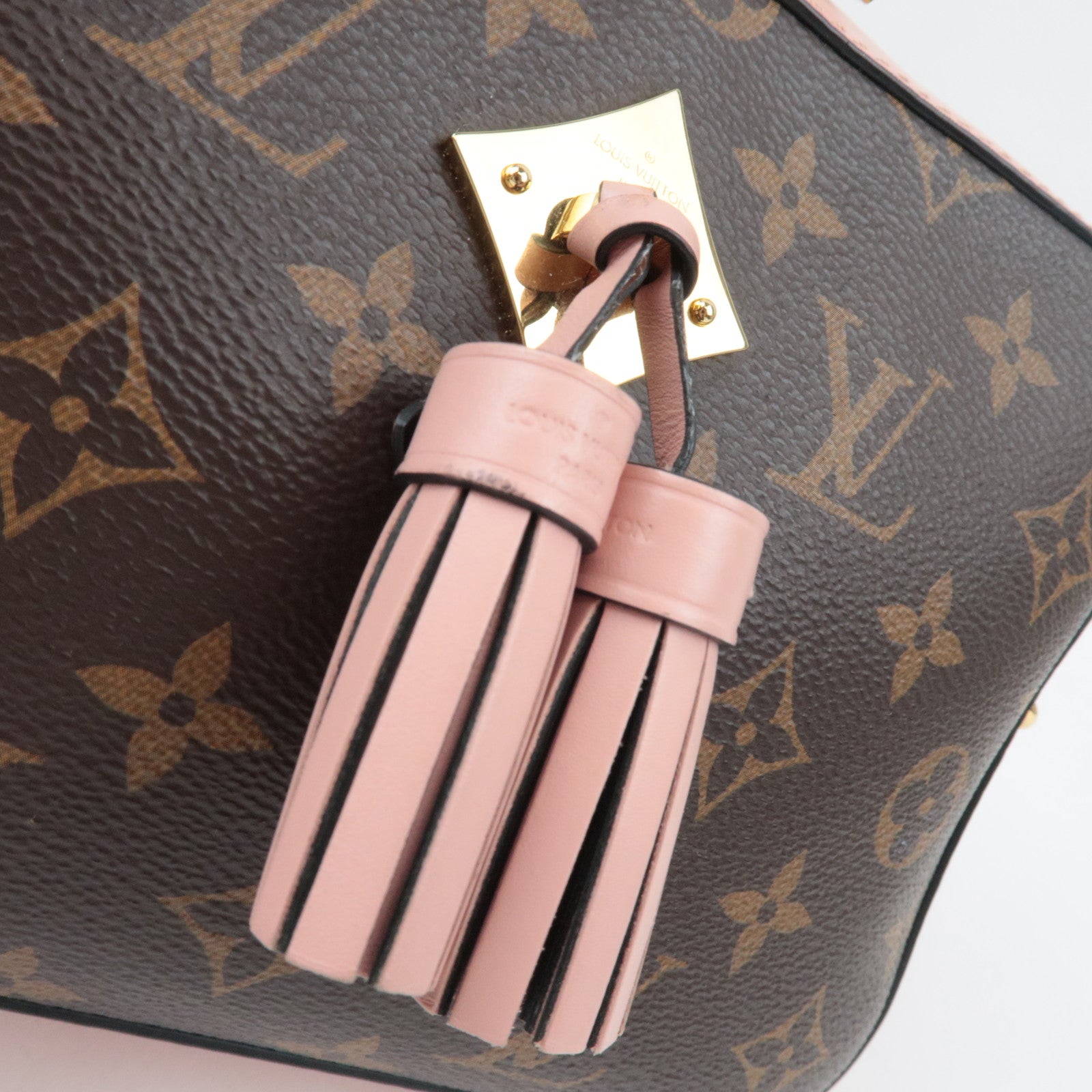 Louis Vuitton Monogram Saintonge Shoulder Bag Rose Poodle M44442 AH2189 *Dust bag