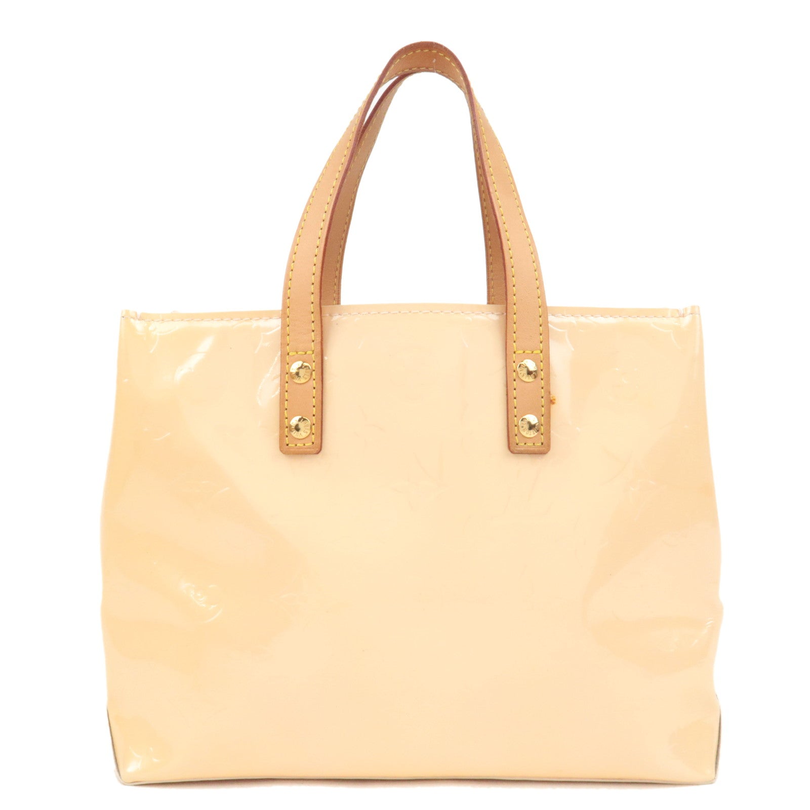 Louis Vuitton Monogram Vernis Reade PM Hand Bag Marshmallow Pink M91306 MI0064 *Dust bag77901