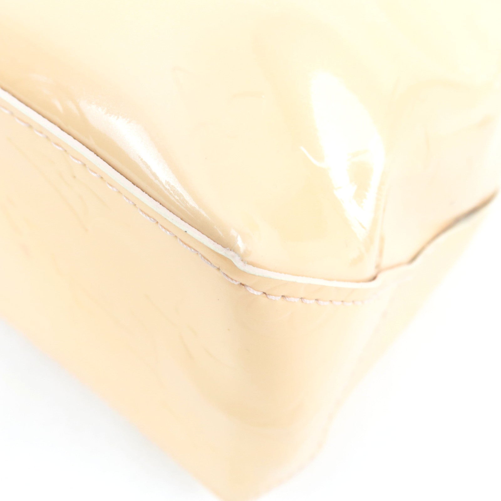 Louis Vuitton Monogram Vernis Reade PM Hand Bag Marshmallow Pink M91306 MI0064 *Dust bag