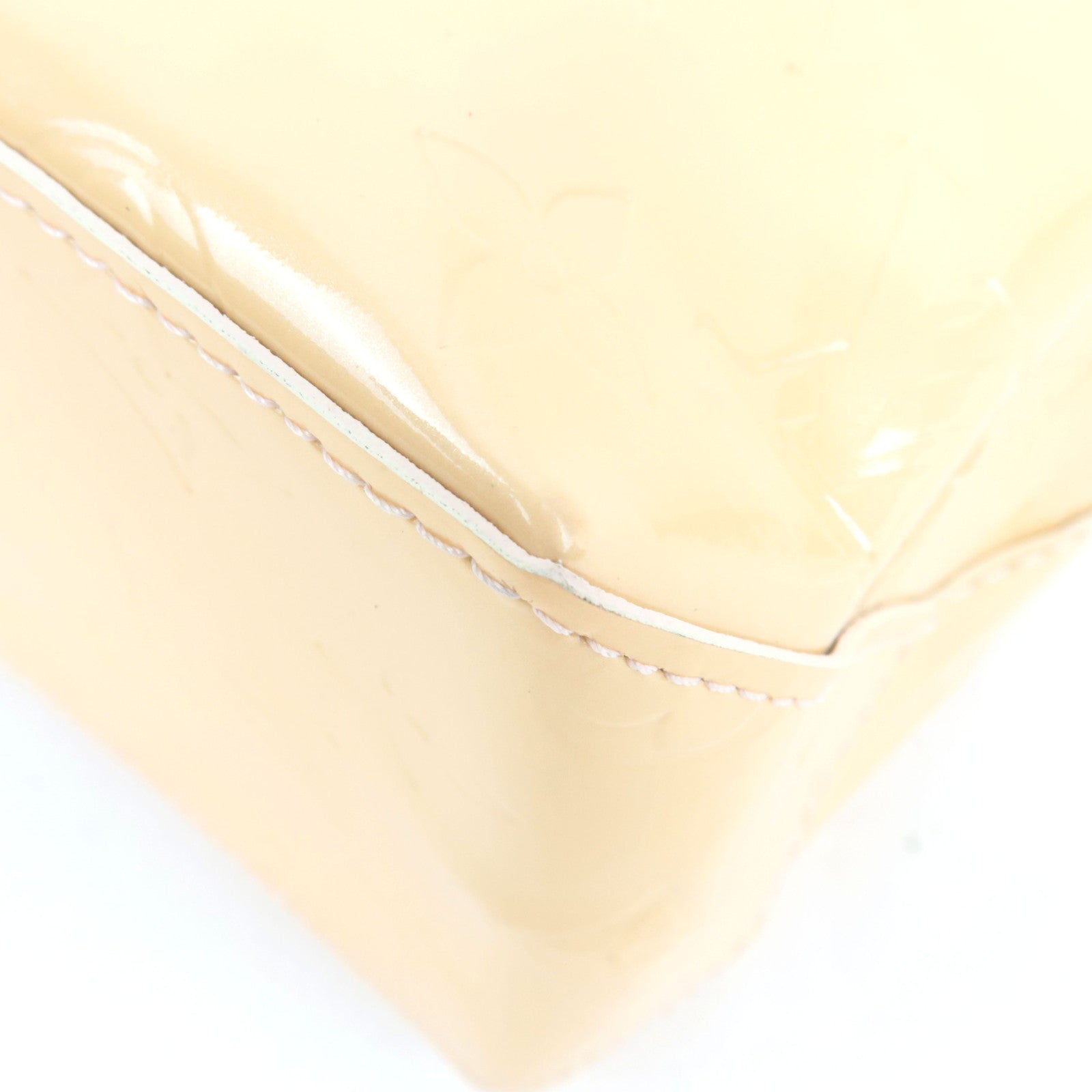 Louis Vuitton Monogram Vernis Reade PM Hand Bag Marshmallow Pink M91306 MI0064 *Dust bag