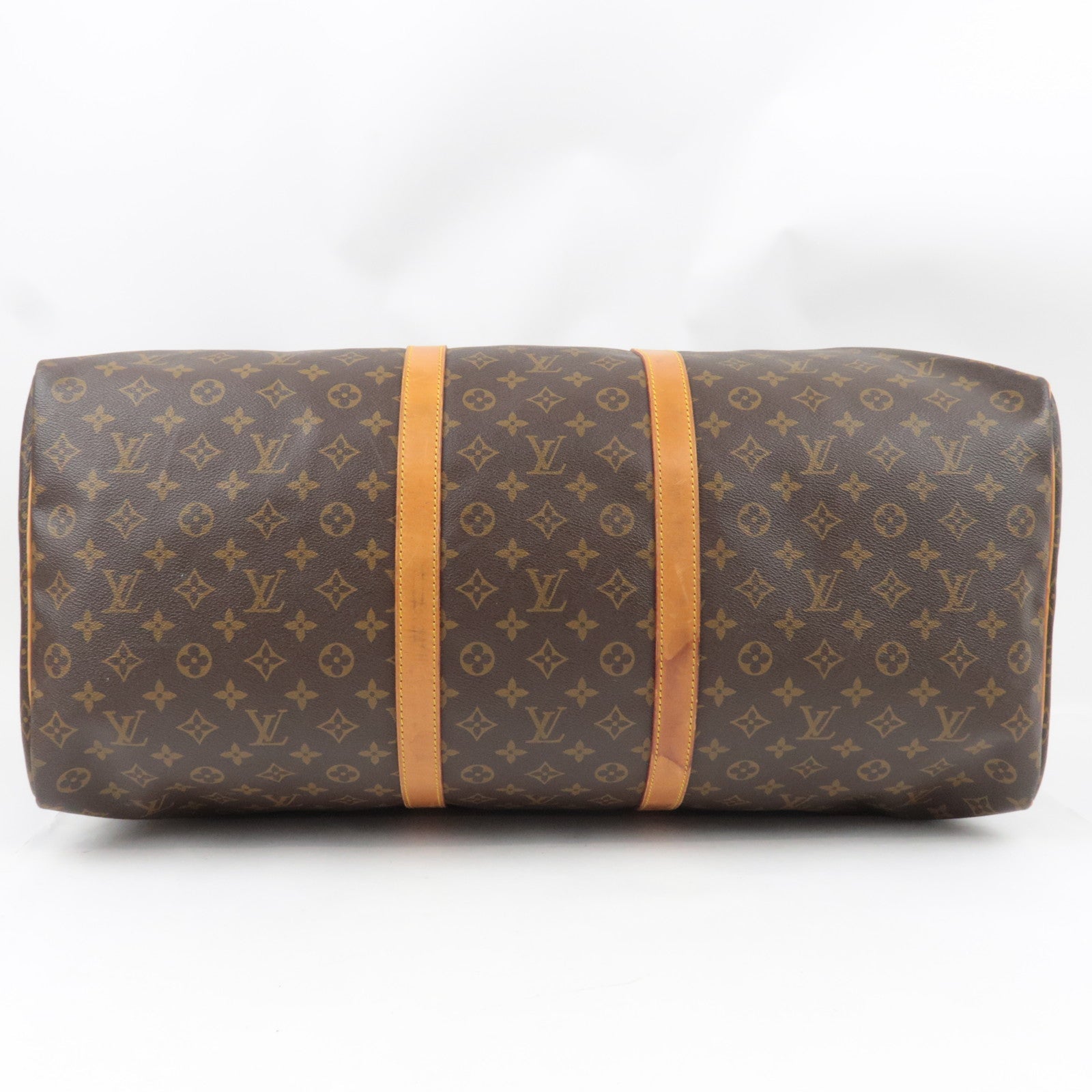 Louis Vuitton Monogram Keepall 60 Tarvel Bag M41422 MI881 *Name tag, Key Lock