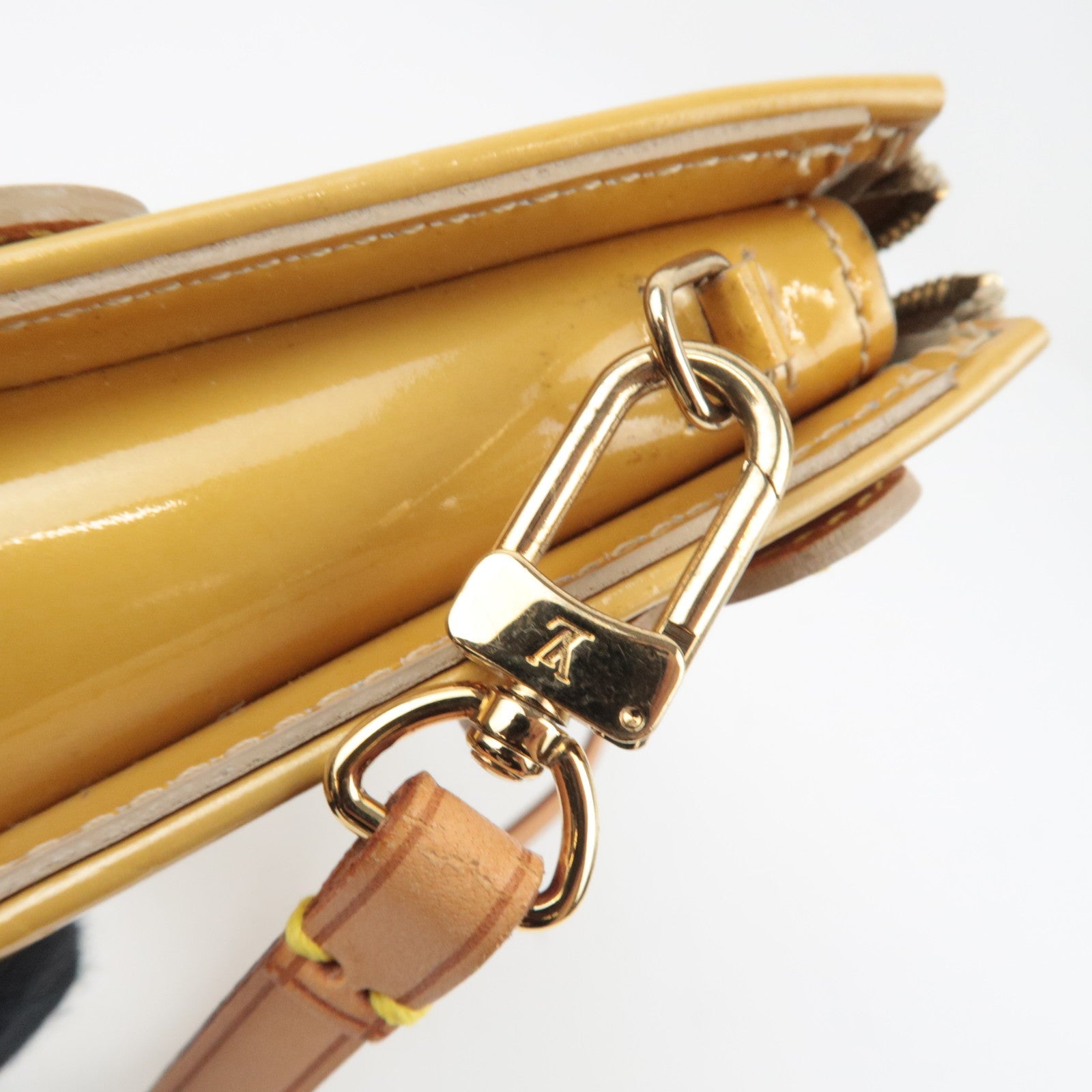 Louis Vuitton Monogram Vernis Flower Lexington Handbag Beige M92246 VI1021