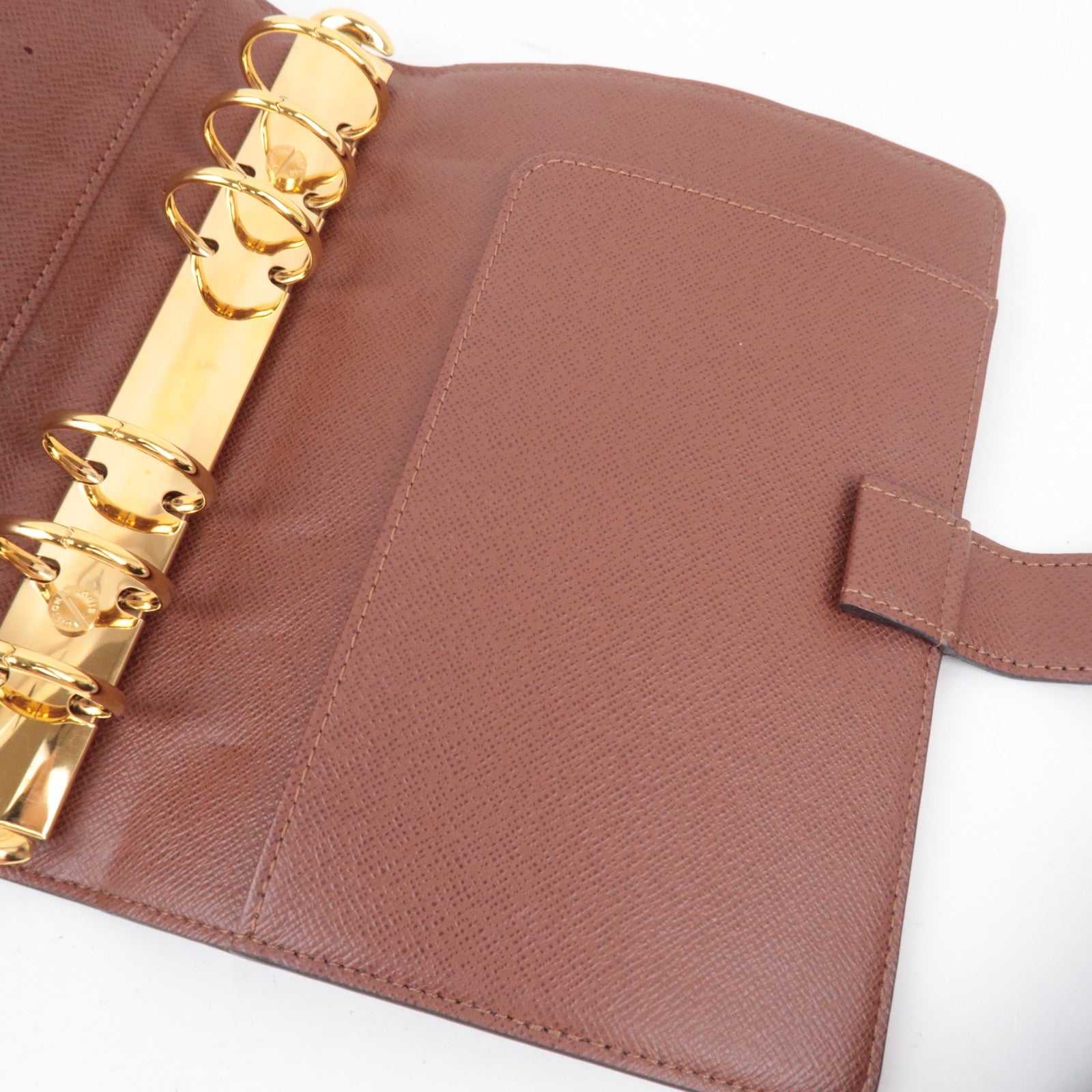 Louis Vuitton Monogram Agenda MM Planner Cover R20105 RFID