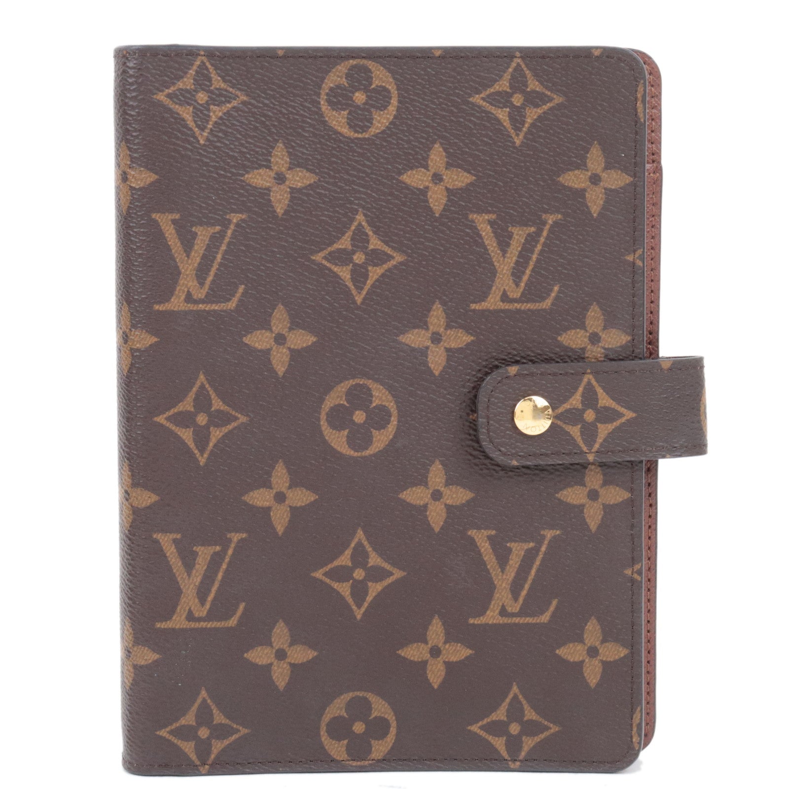 Louis Vuitton Monogram Agenda MM Planner Cover R20105 RFID78100