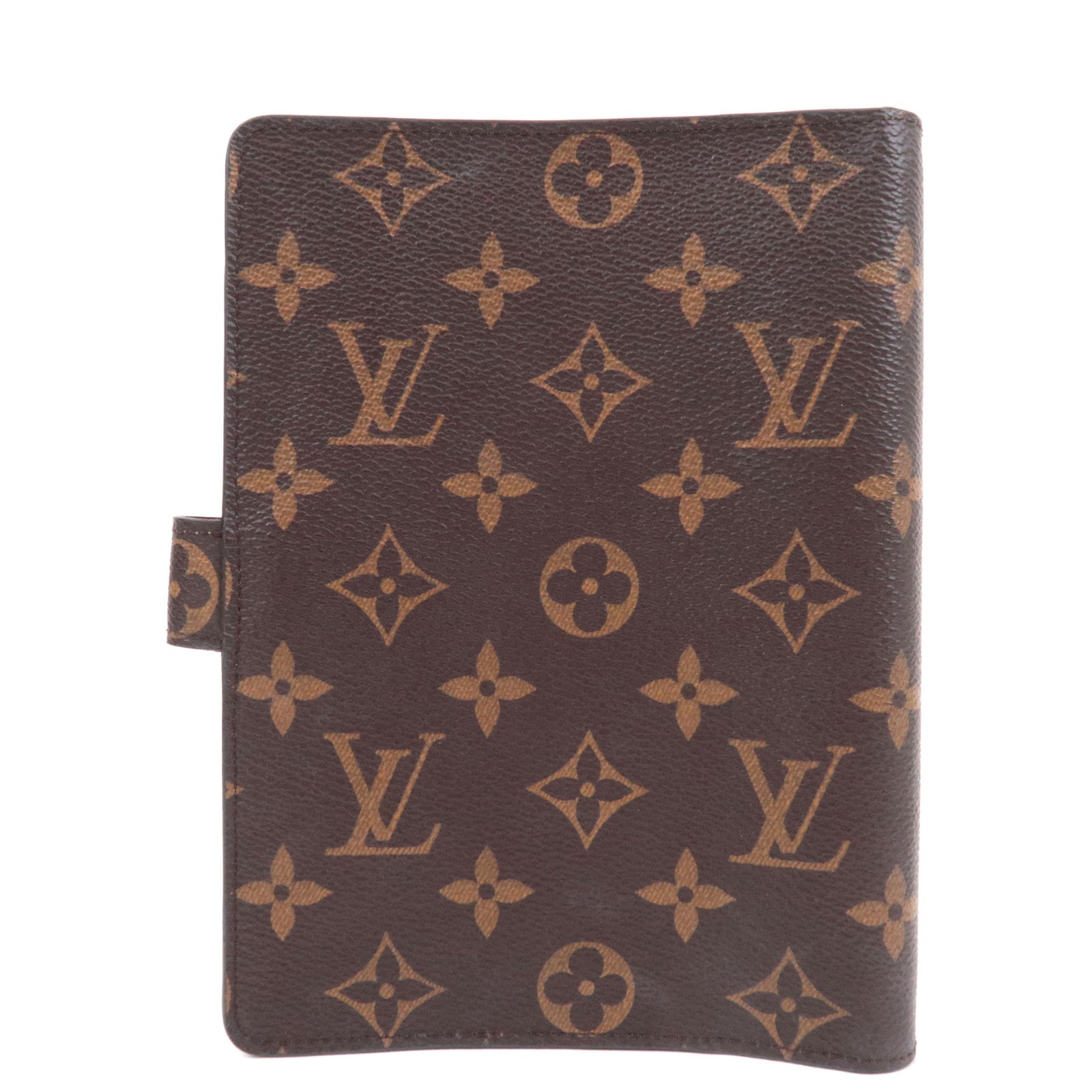 Louis Vuitton Monogram Agenda MM Planner Cover R20105 RFID