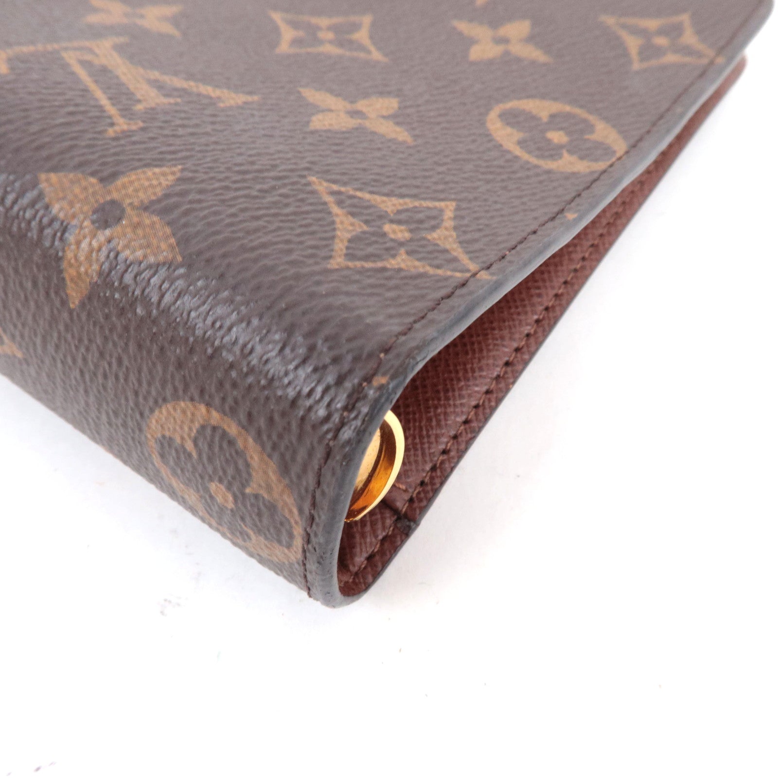 Louis Vuitton Monogram Agenda MM Planner Cover R20105 RFID